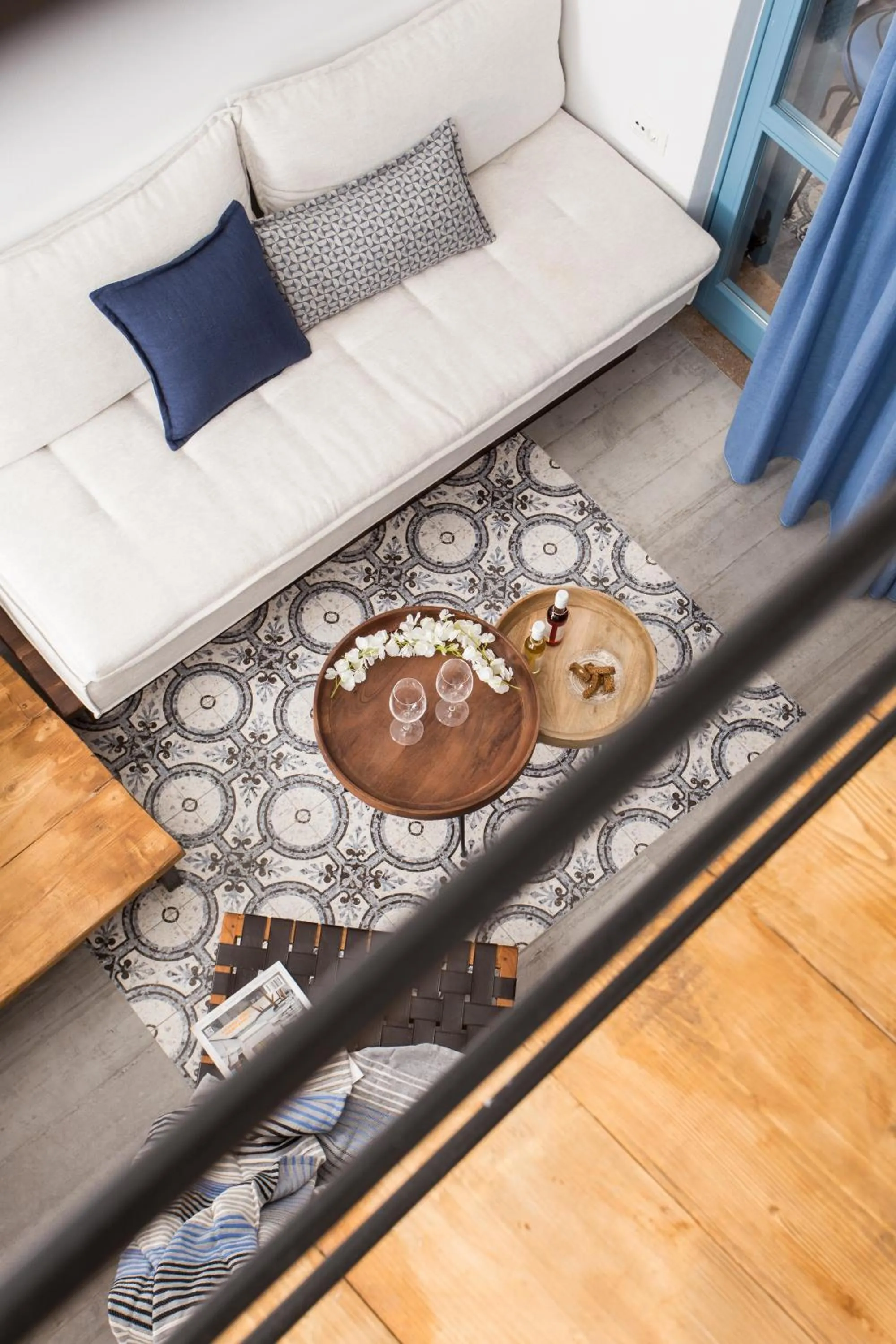 Bed in Blue Jasmine Suites