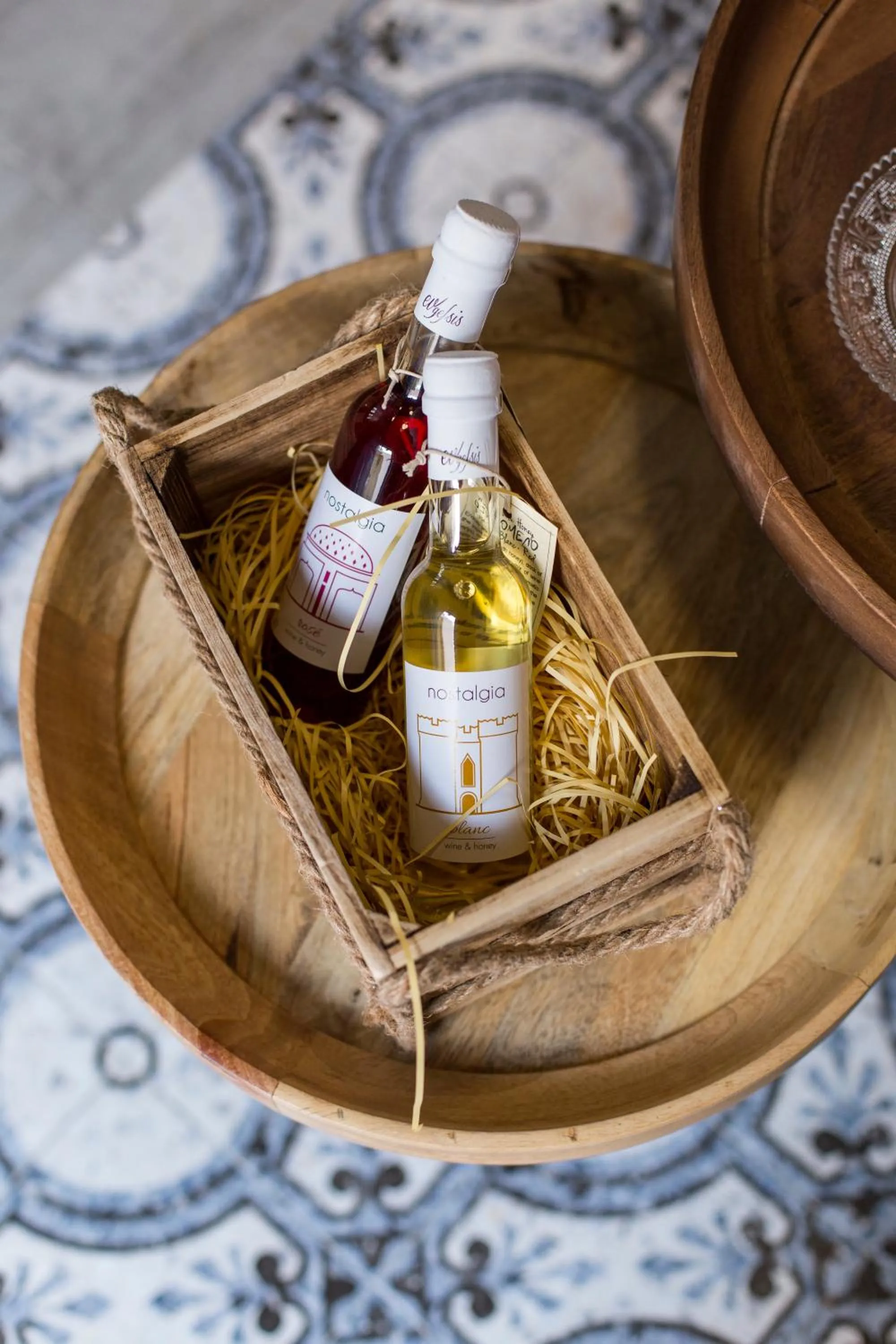 Decorative detail in Blue Jasmine Suites