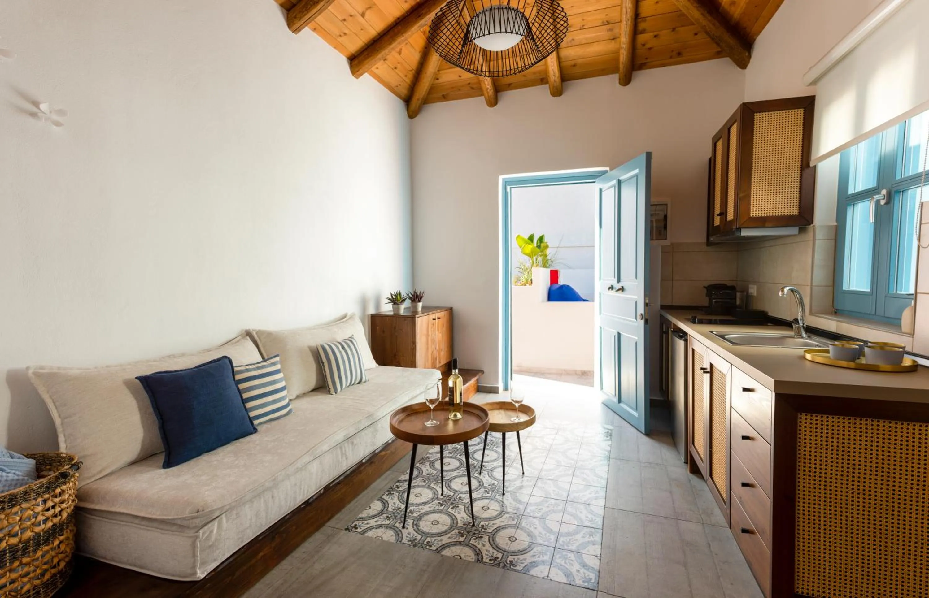 Bed in Blue Jasmine Suites