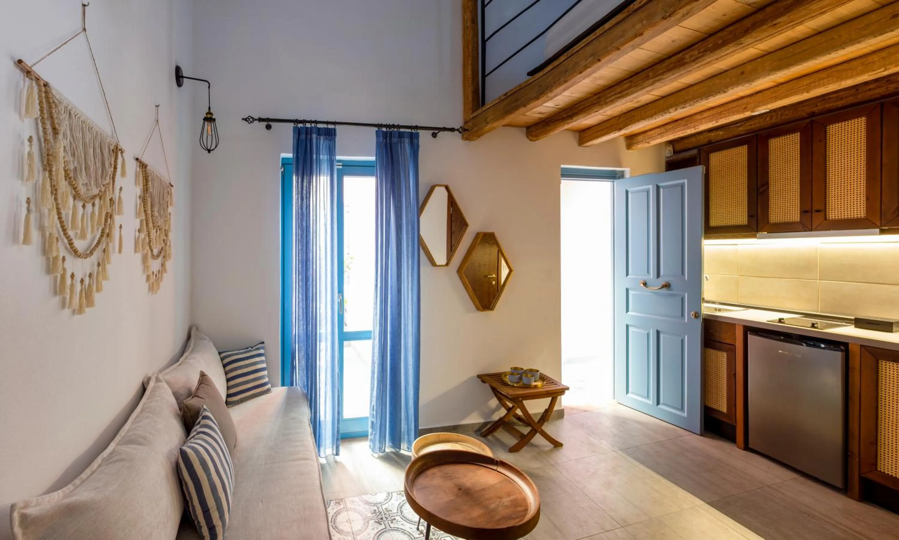 Living room in Blue Jasmine Suites