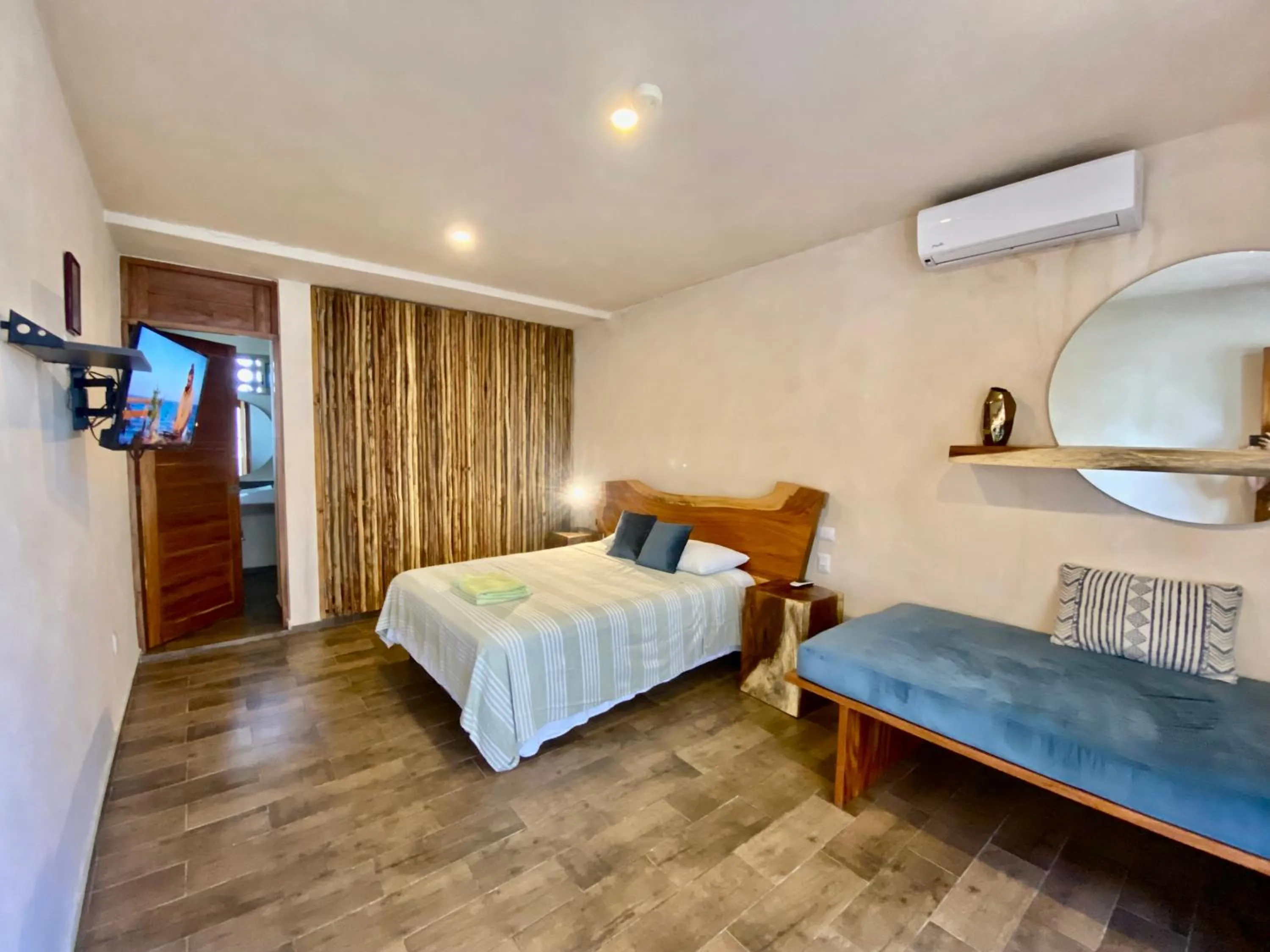 Bed in Casa Cielo Cancun