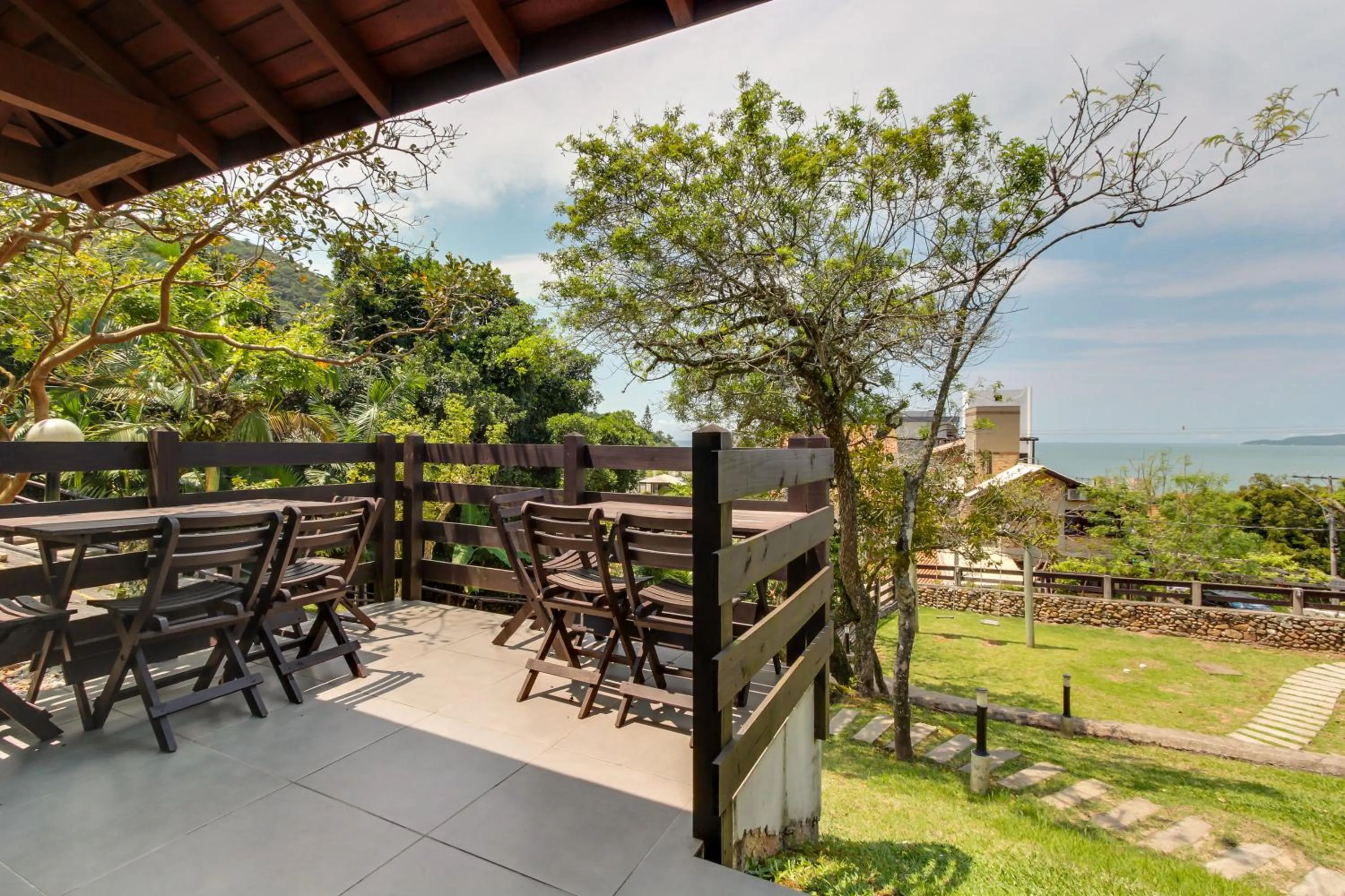 Garden view in Pousada do Arvoredo