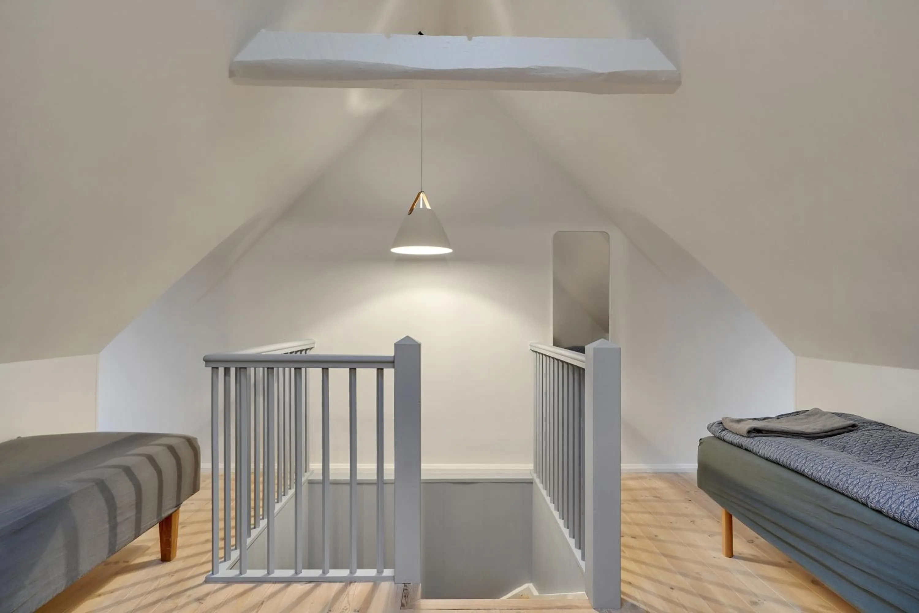 Bedroom, Bed in Hørhavegården B&B