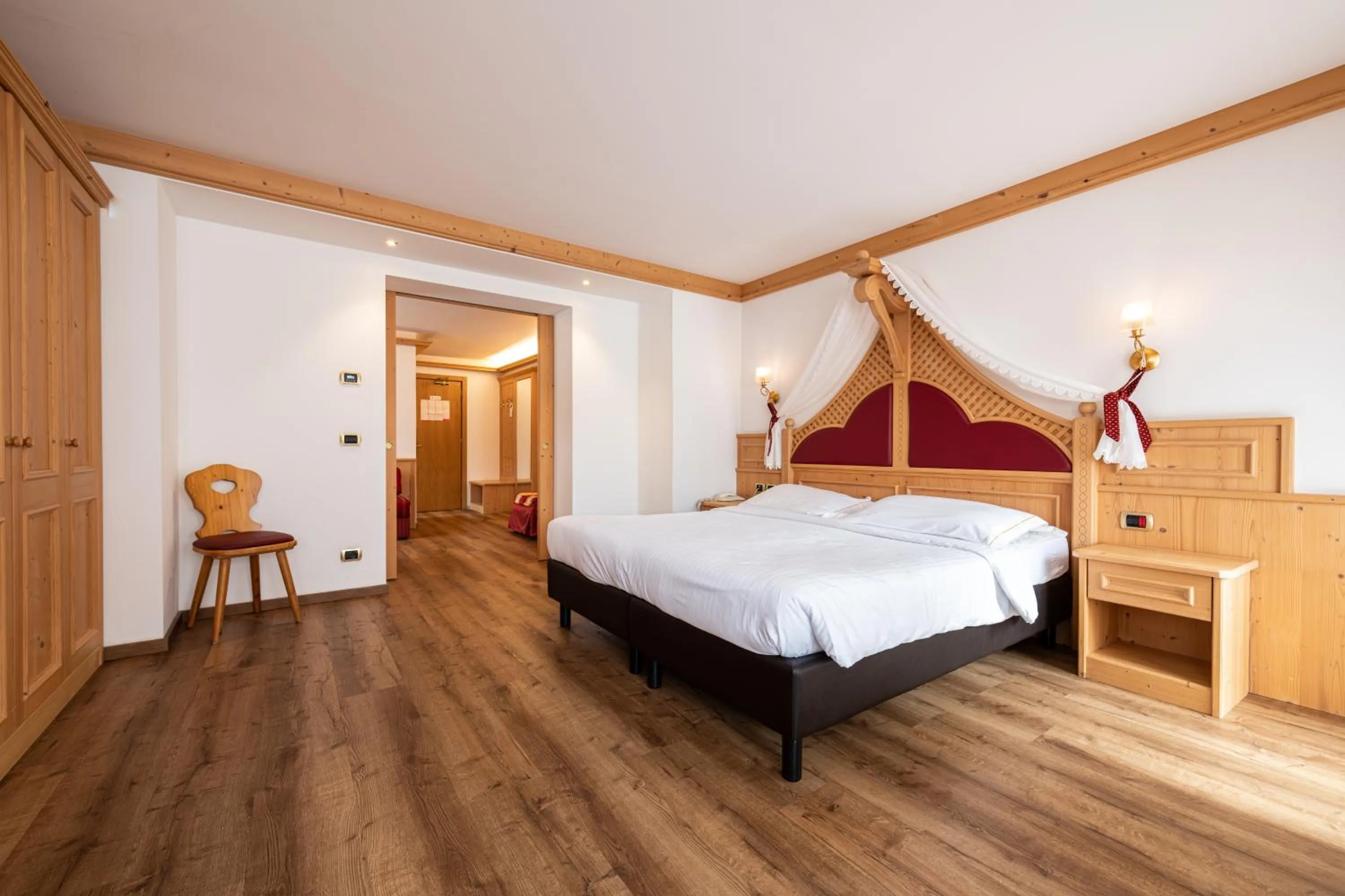 Bed in Hotel Cristina