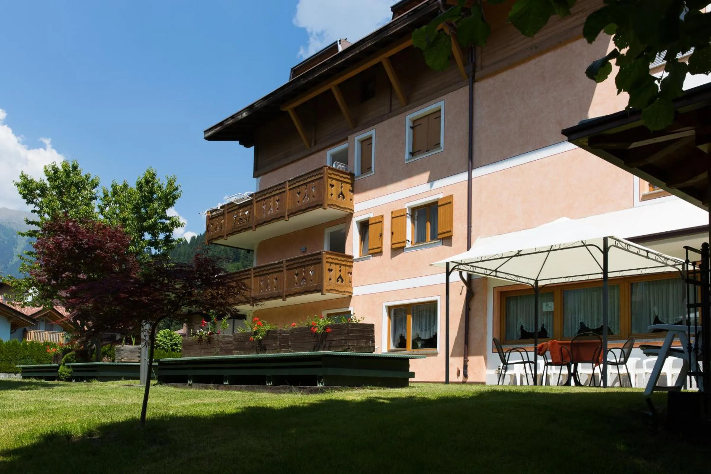 Garden in Hotel Cristina