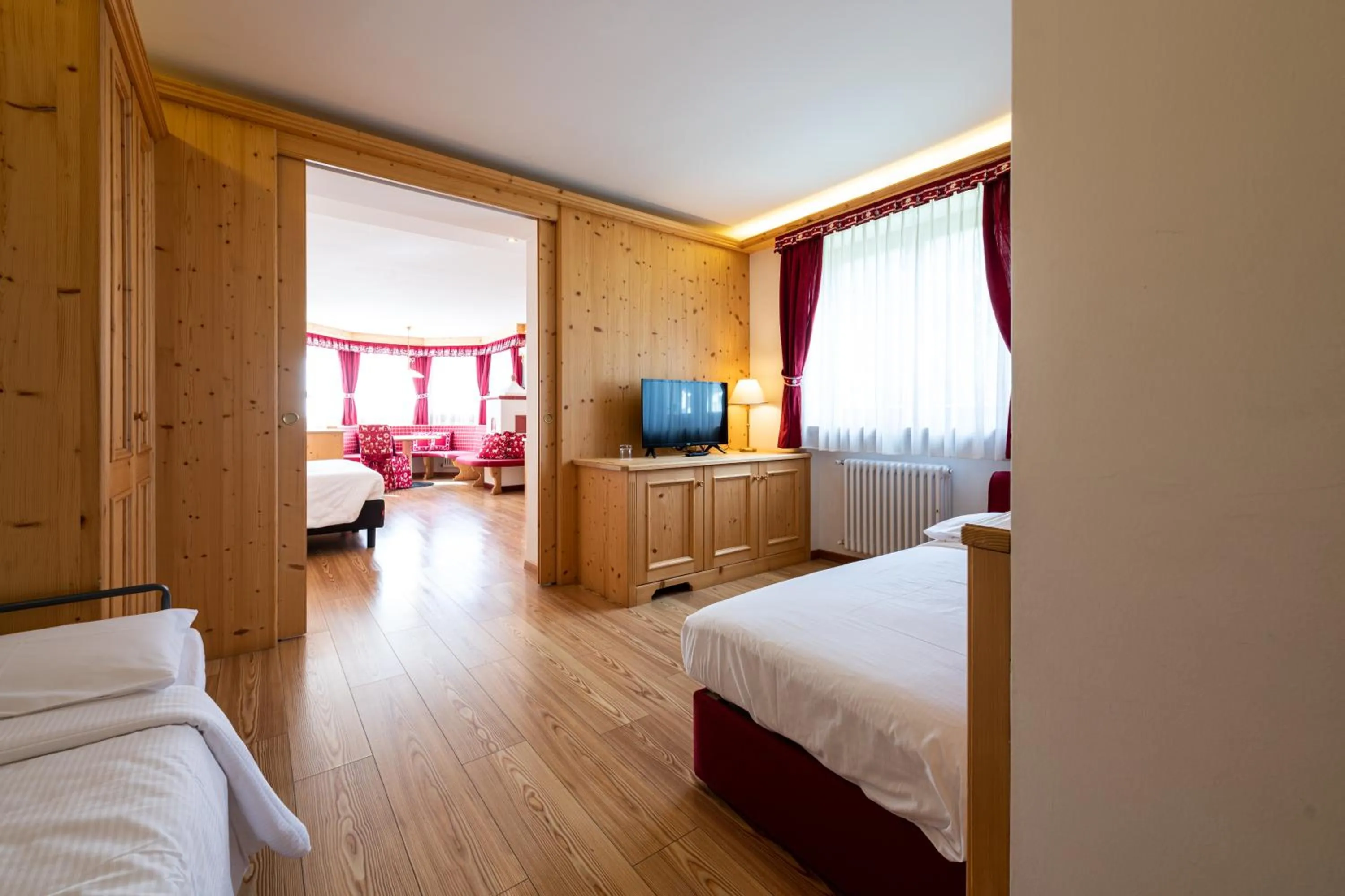 Bed in Hotel Cristina