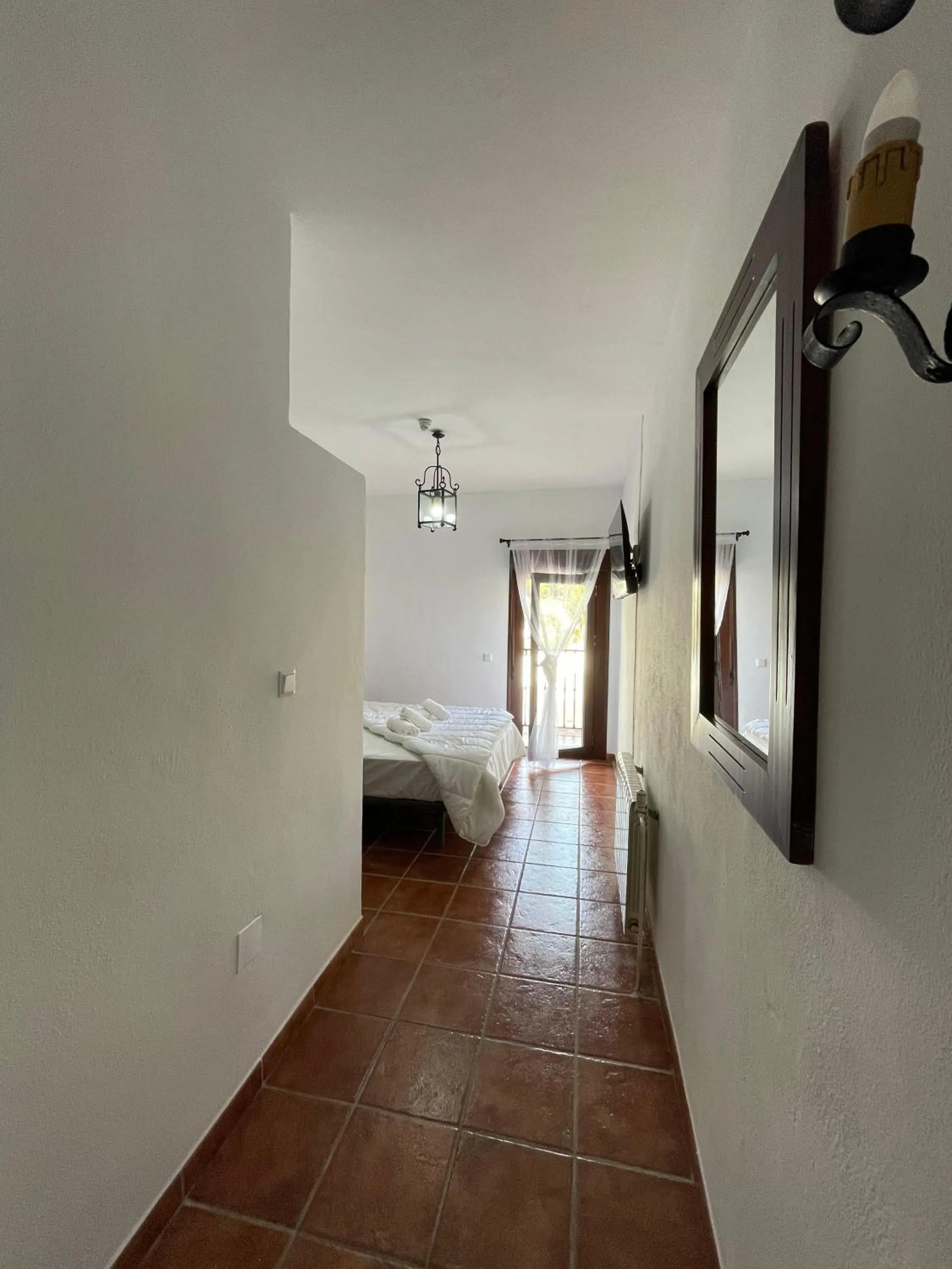 Bed in Hotel Restaurante Atalaya