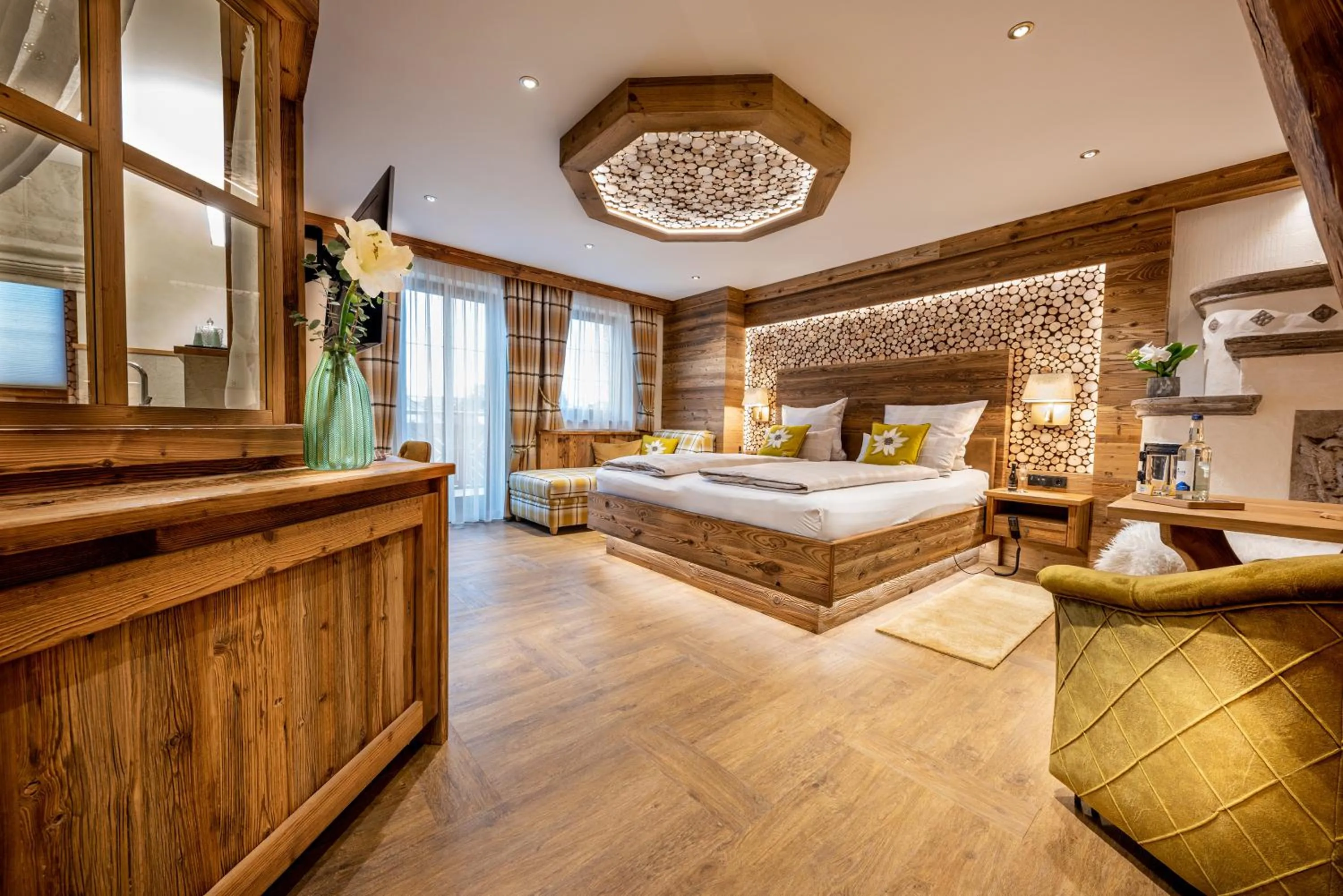 Bed in Wellness-Hotel ADLER