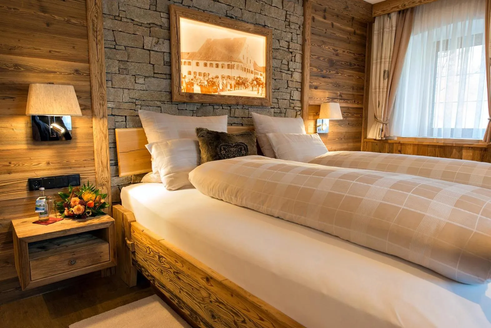 Bed in Wellness-Hotel ADLER