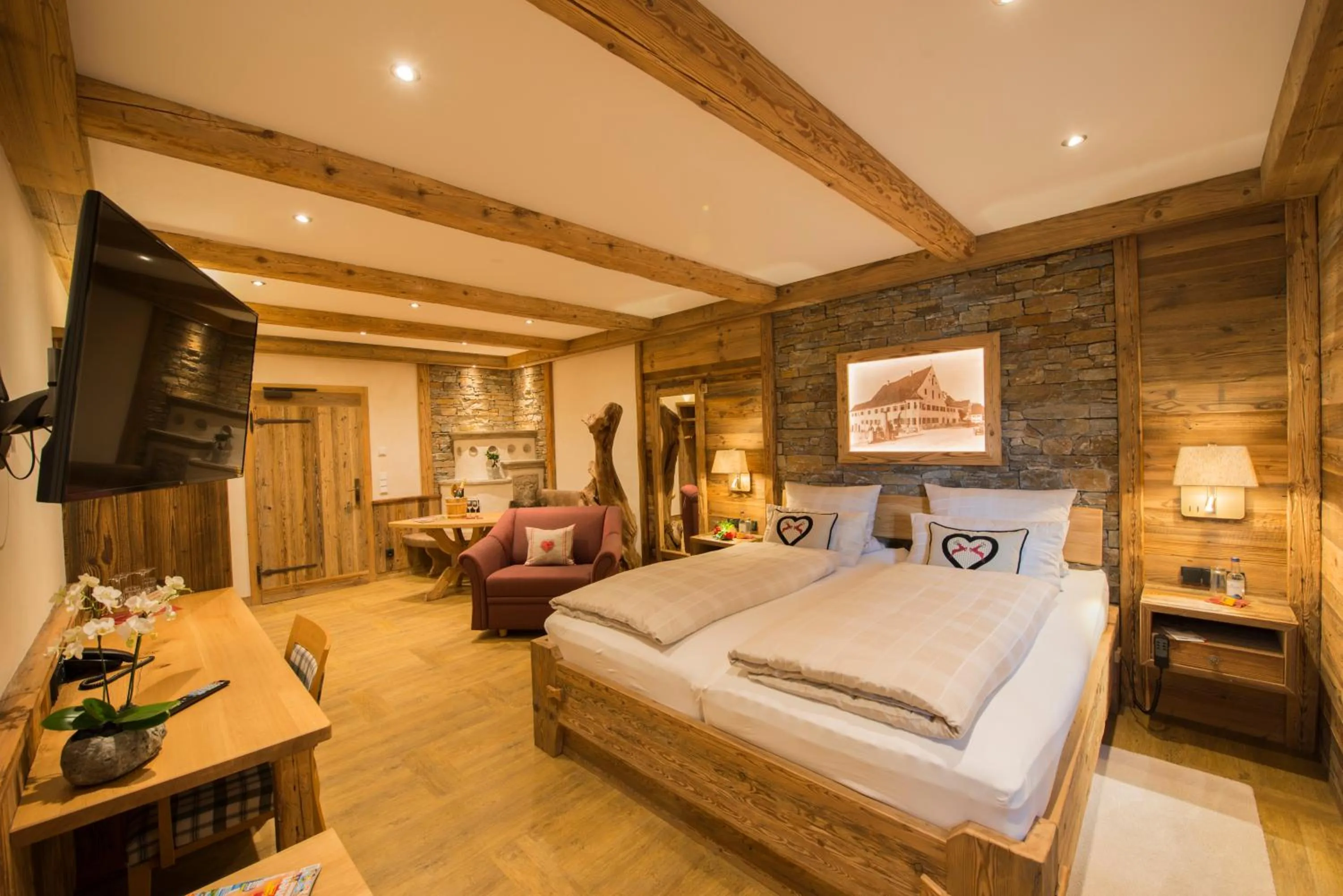 Bedroom, Bed in Wellness-Hotel ADLER