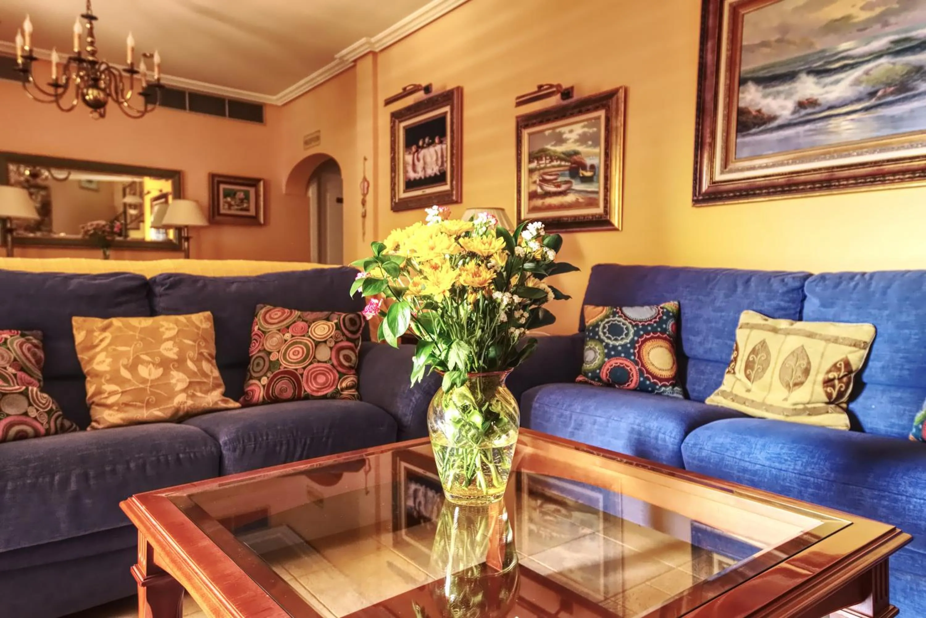 Living room in Hotel La Colina