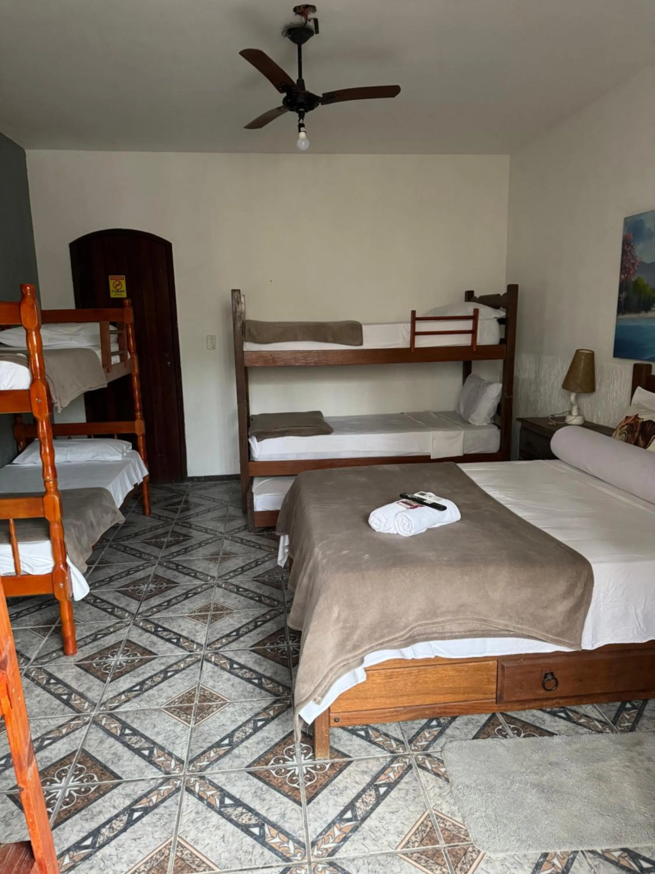 Bed in Pousada Sereia de Geriba