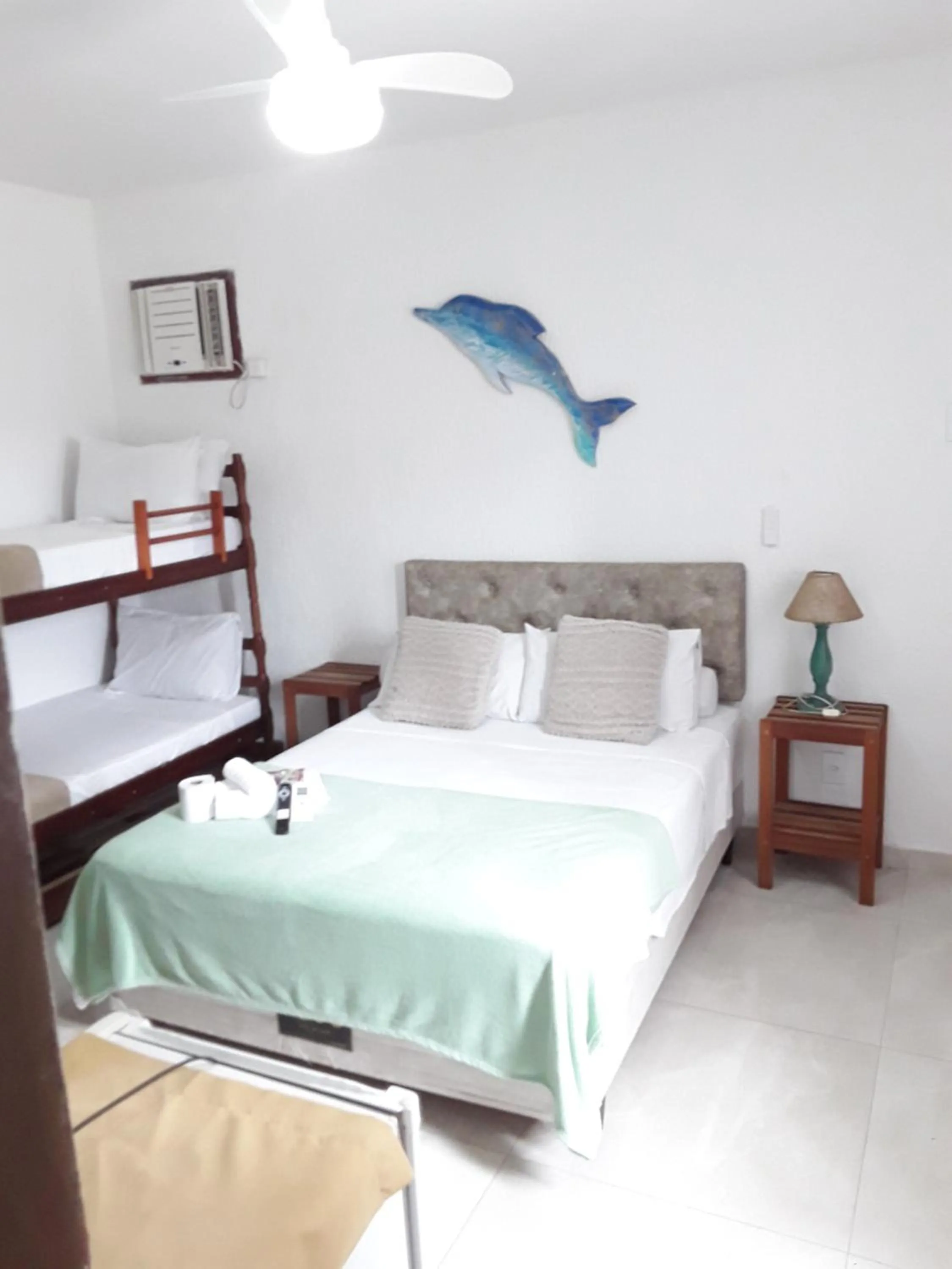 Bed in Pousada Sereia de Geriba