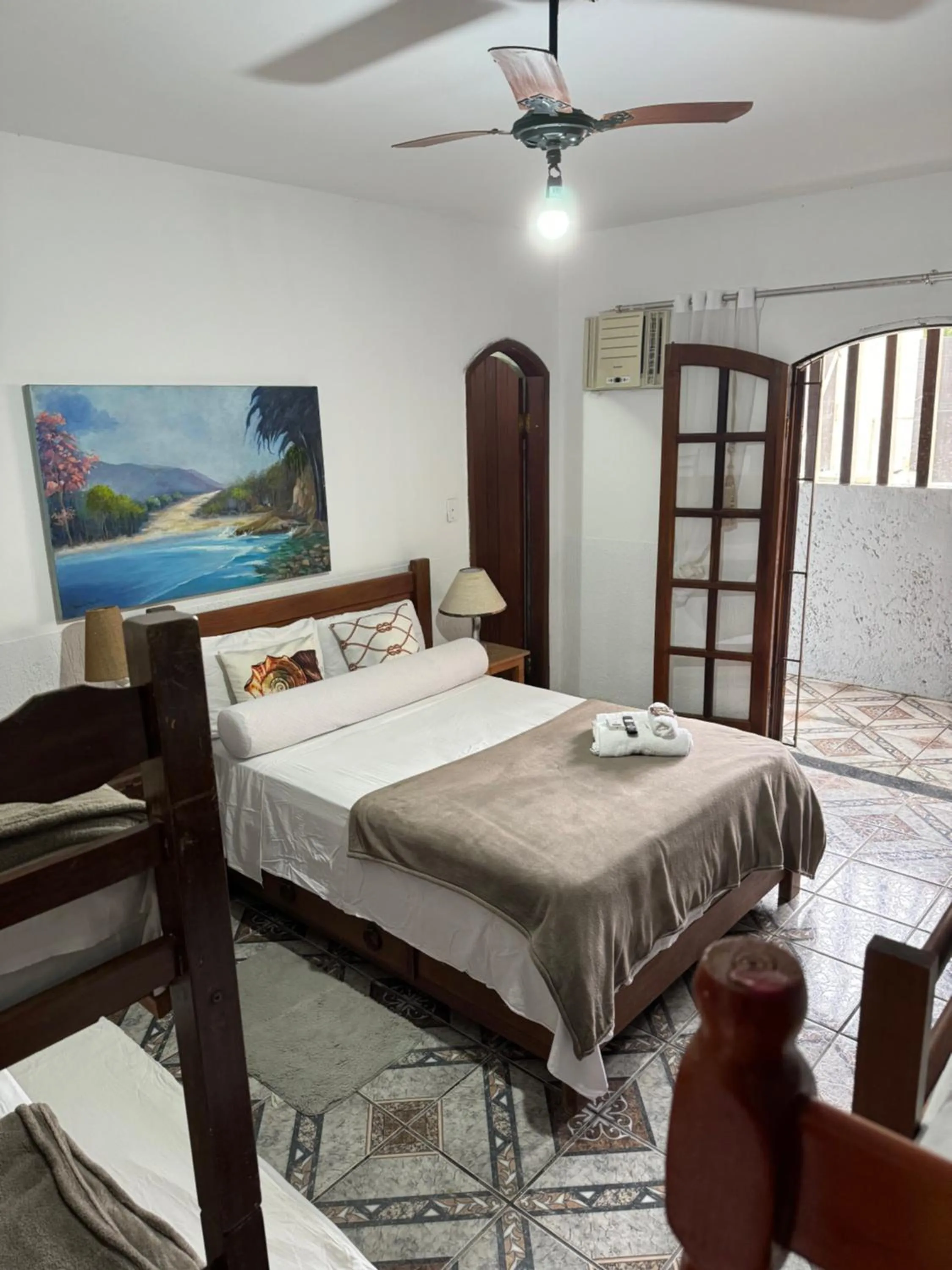 Bed in Pousada Sereia de Geriba