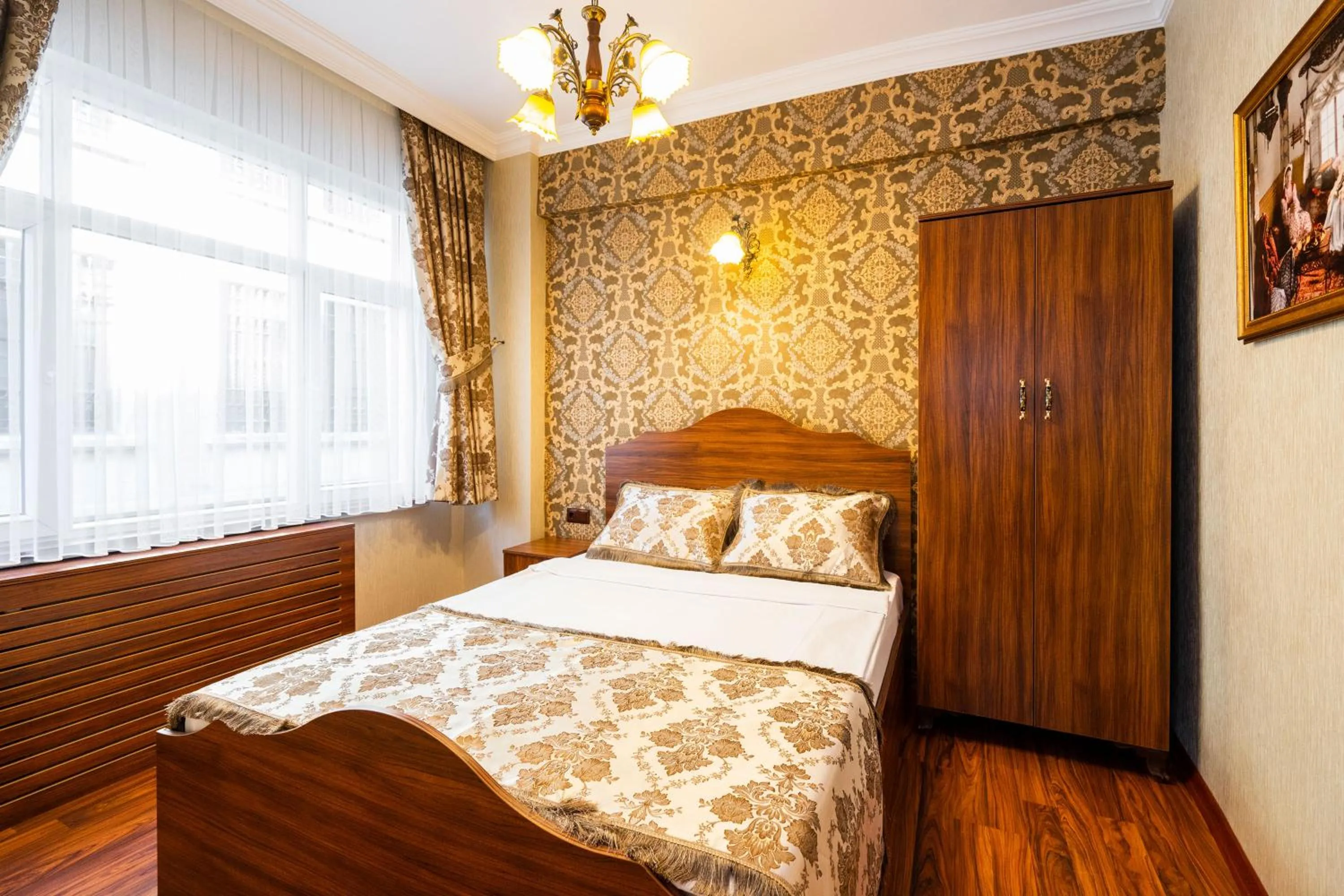 Bedroom, Bed in The First Ottoman Suites