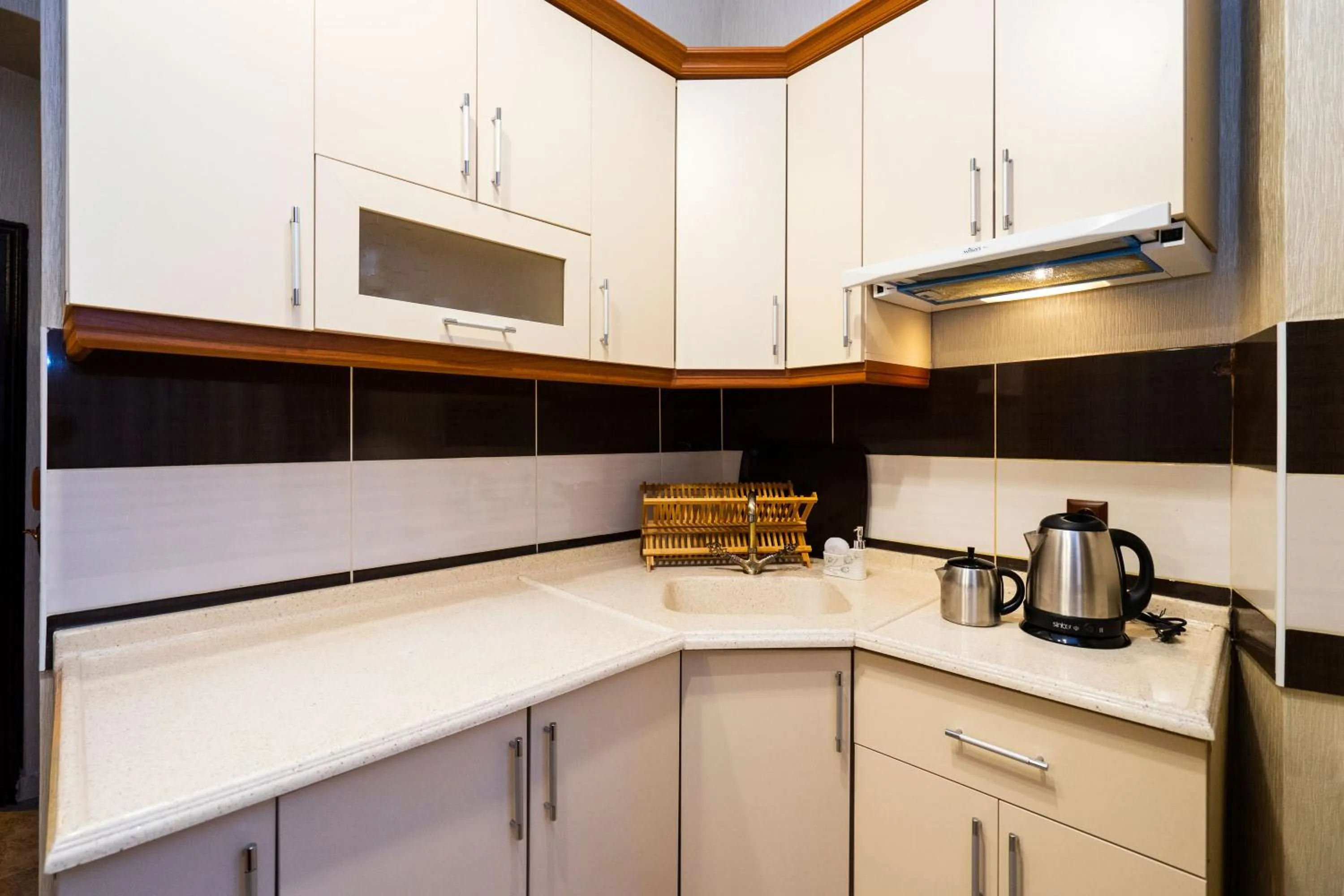 Kitchen or kitchenette in The First Ottoman Suites