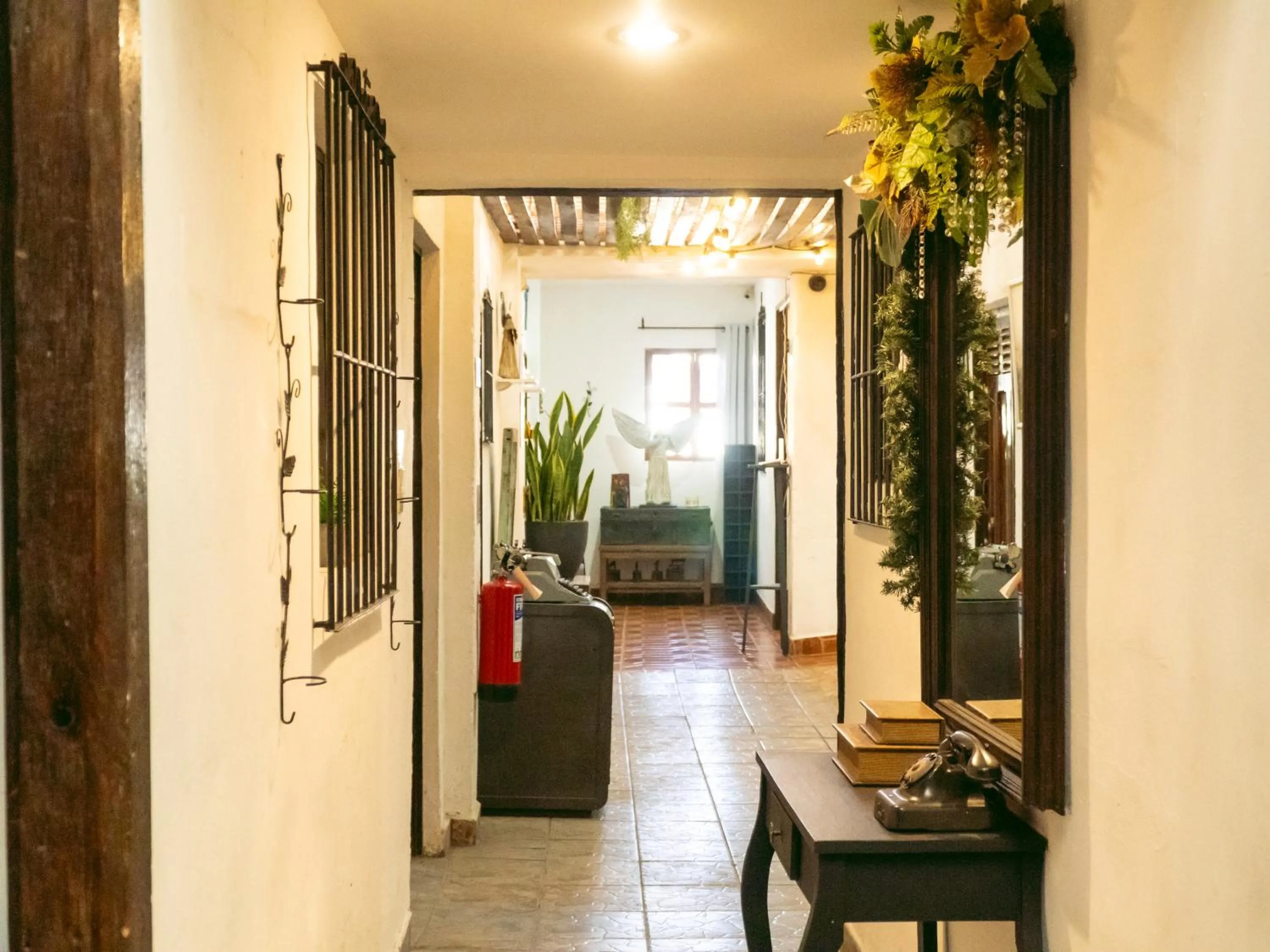 Patio in La Casa de Mamapán Hotel Colonial Ahuachapan