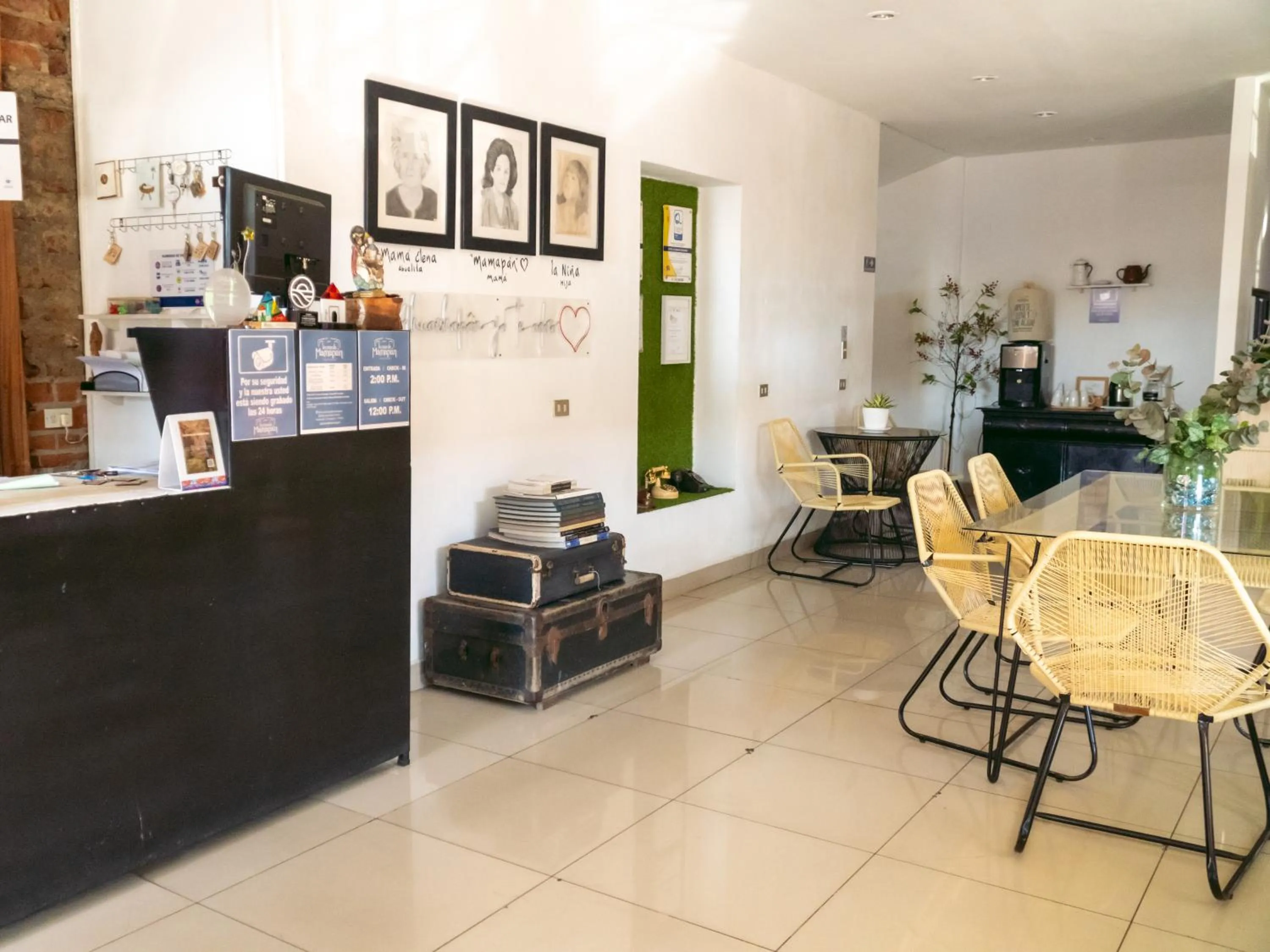 Lobby or reception in La Casa de Mamapán Hotel Colonial Ahuachapan