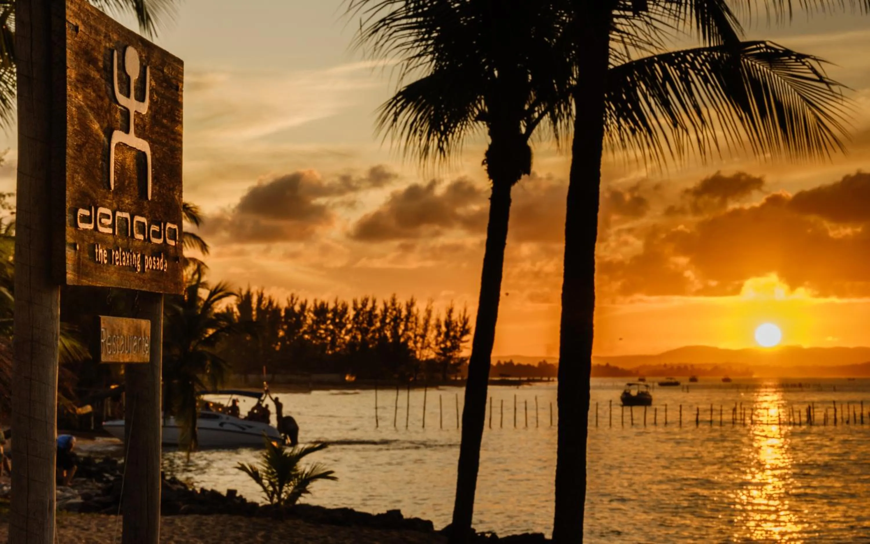 Sunset in Pousada Denada