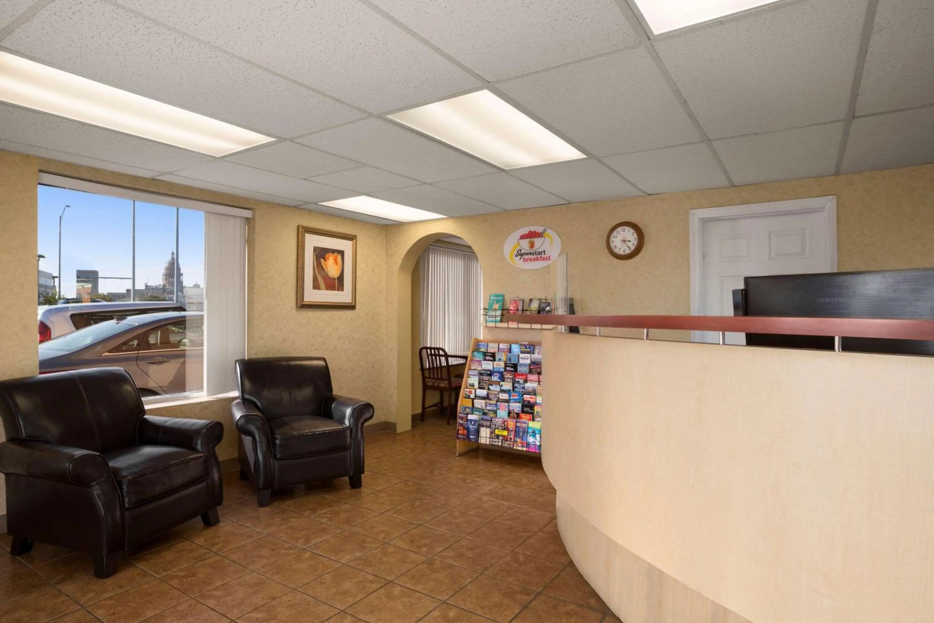 Lobby or reception in Super 8 by Wyndham Austin Downtown/Capitol Area