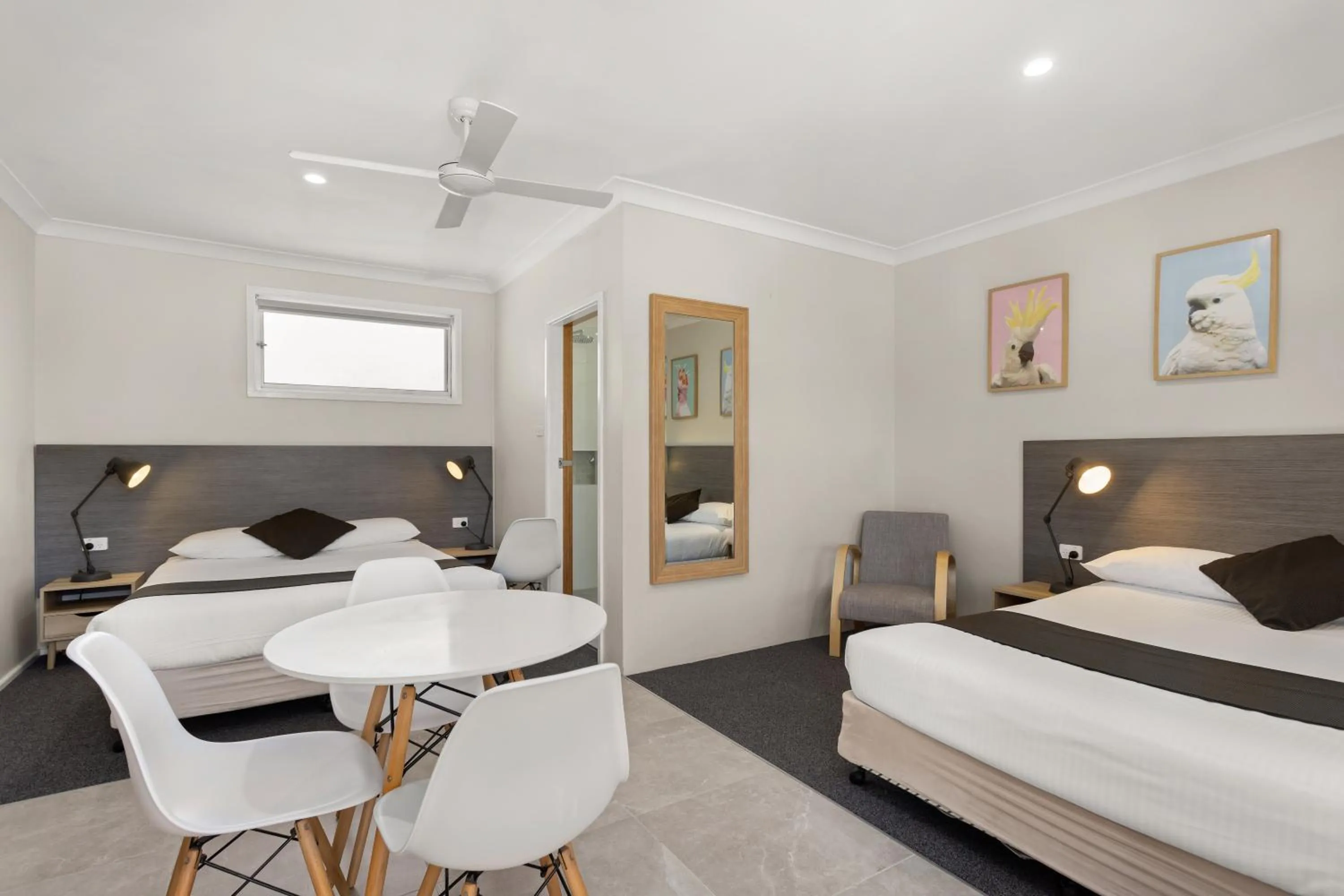 Bed in Wingham Motel