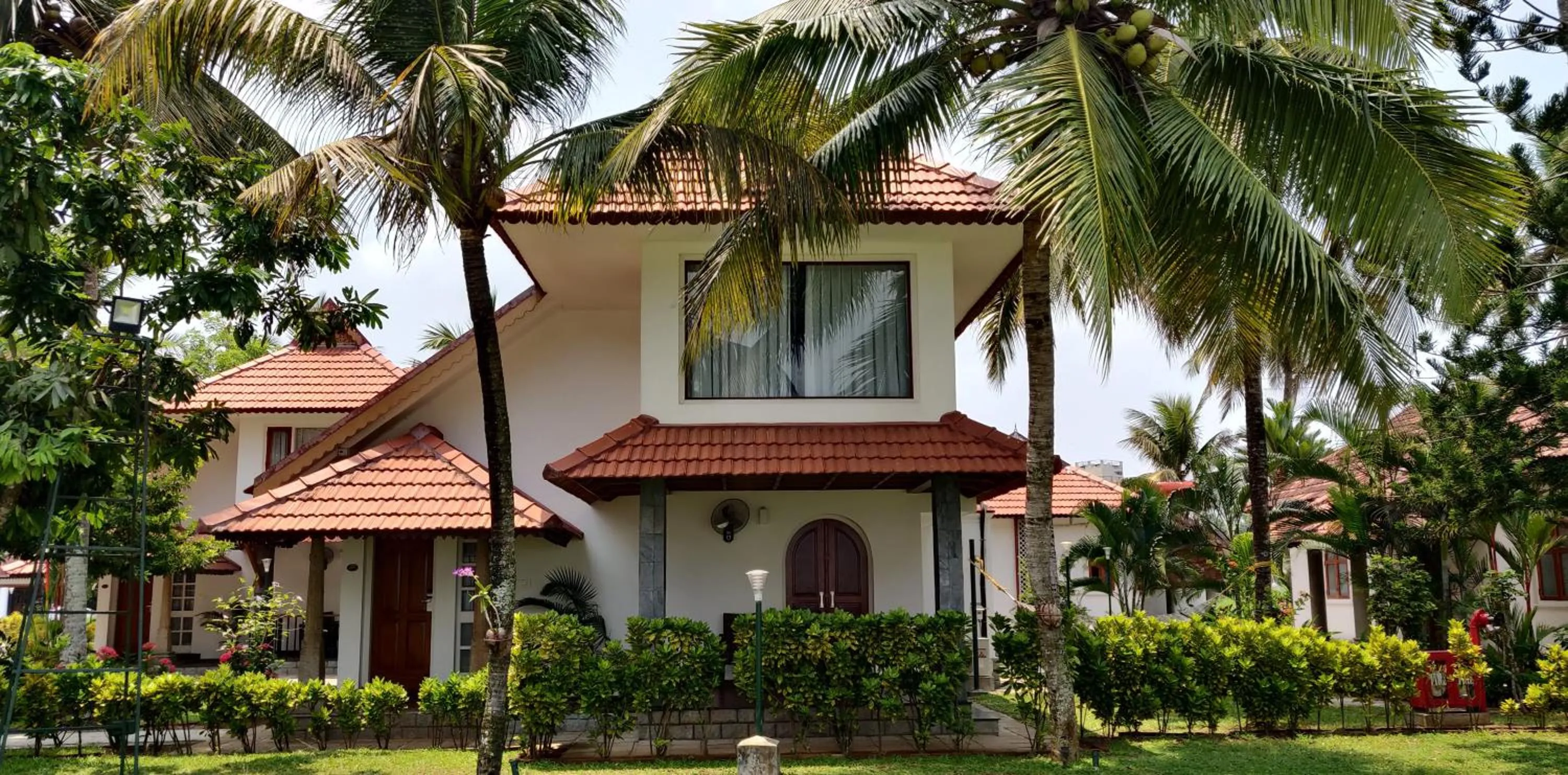 Garden view in Backwater Ripples Kumarakom