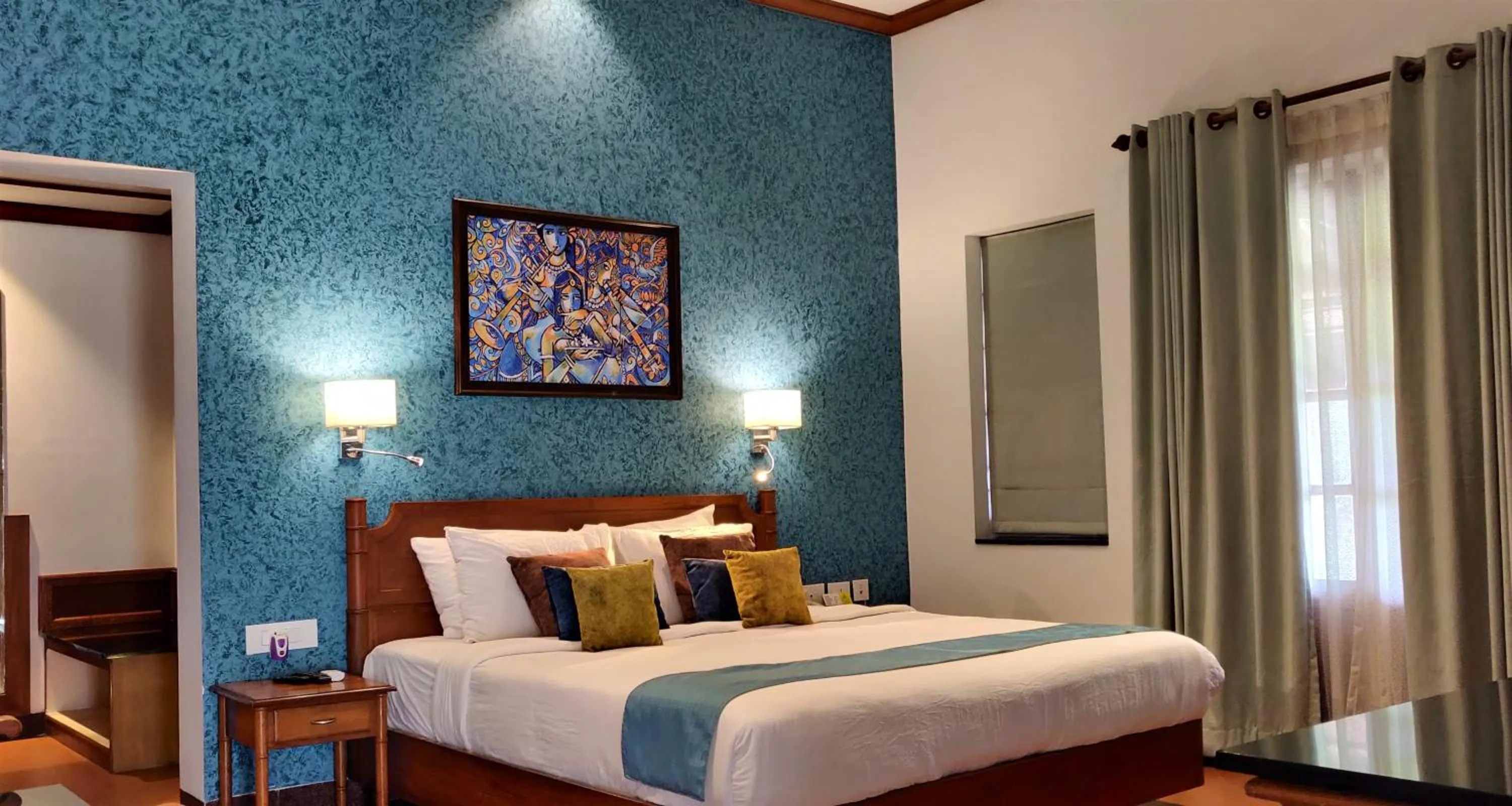 Photo of the whole room, Bed in Backwater Ripples Kumarakom