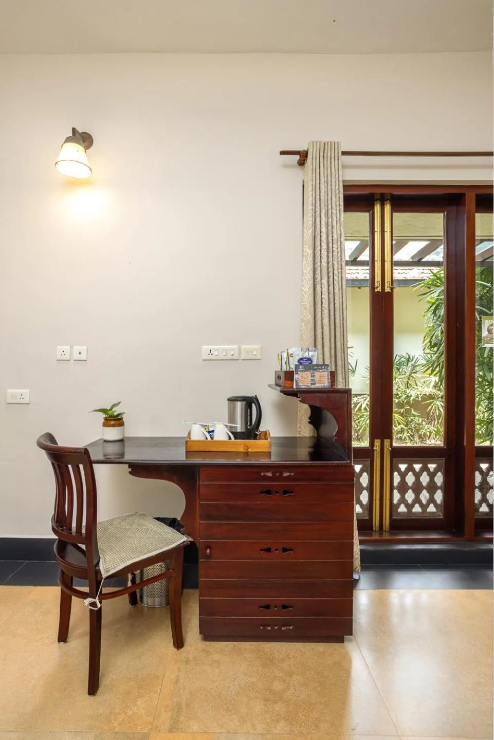 Facade/entrance in Greenwoods Resort, Thekkady