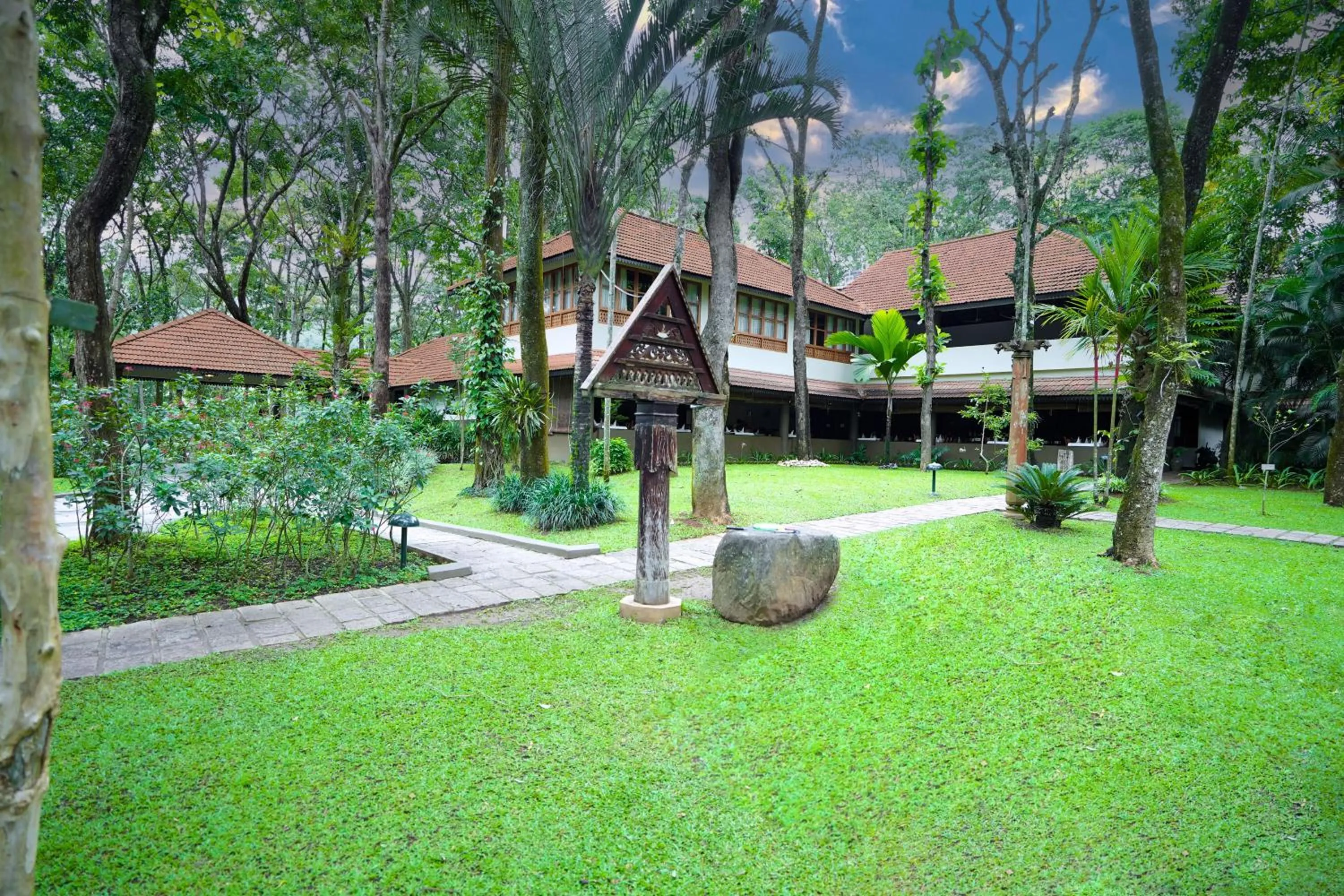 Property building in Greenwoods Resort, Thekkady