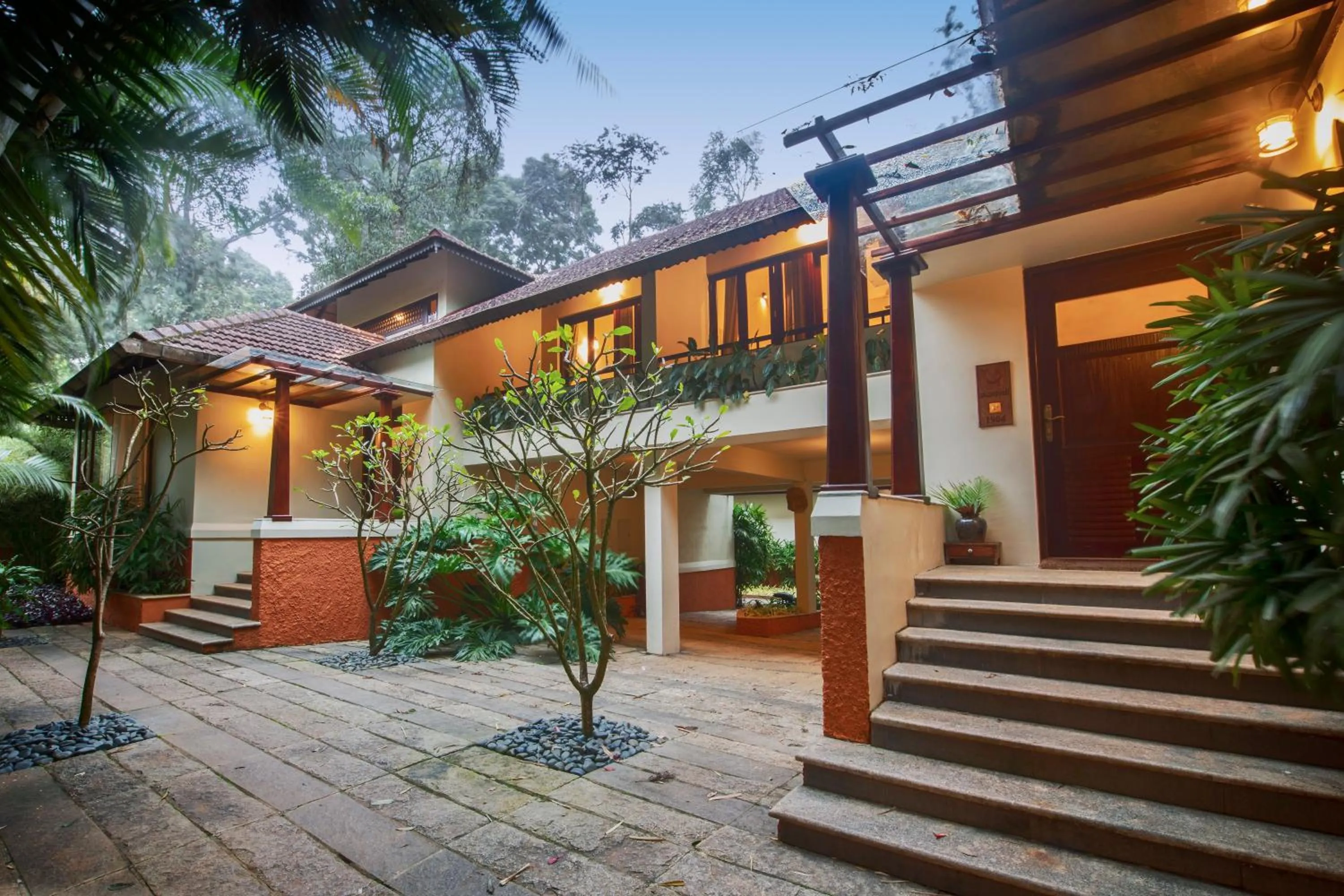 Property building in Greenwoods Resort, Thekkady