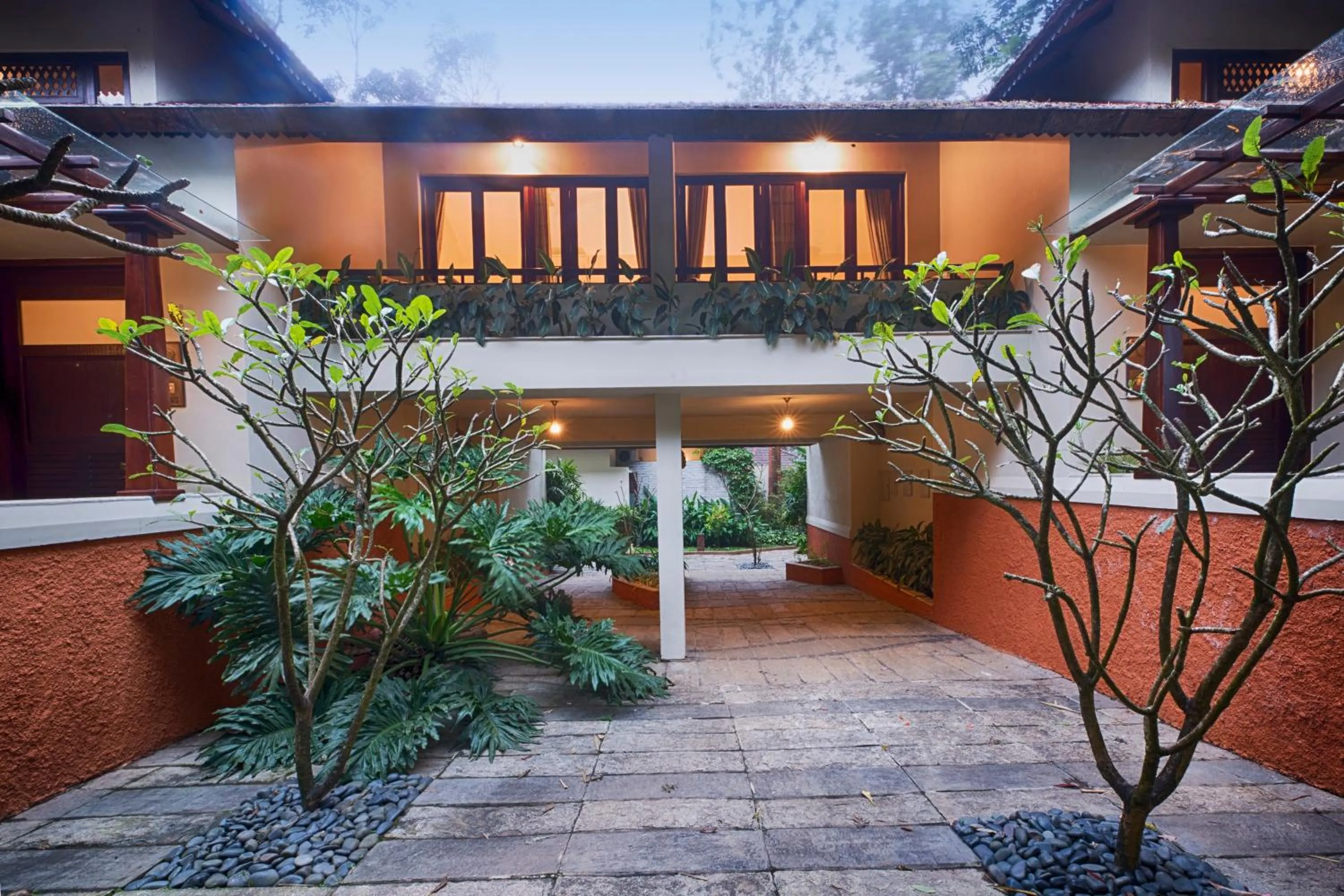 Property building in Greenwoods Resort, Thekkady