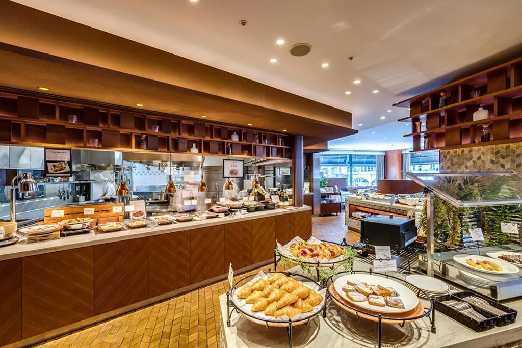 Buffet breakfast in Hotel Nikko Kumamoto