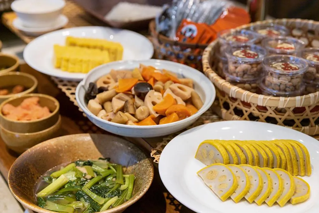 Buffet breakfast in Hotel Nikko Kumamoto