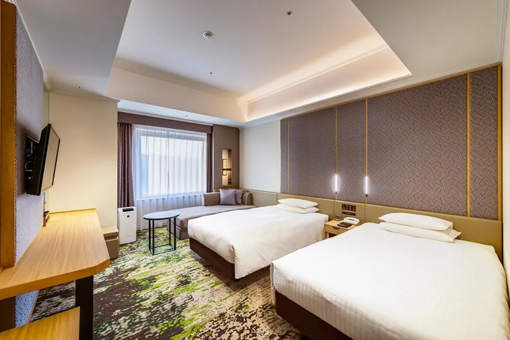 Photo of the whole room, Bed in Hotel Nikko Kumamoto