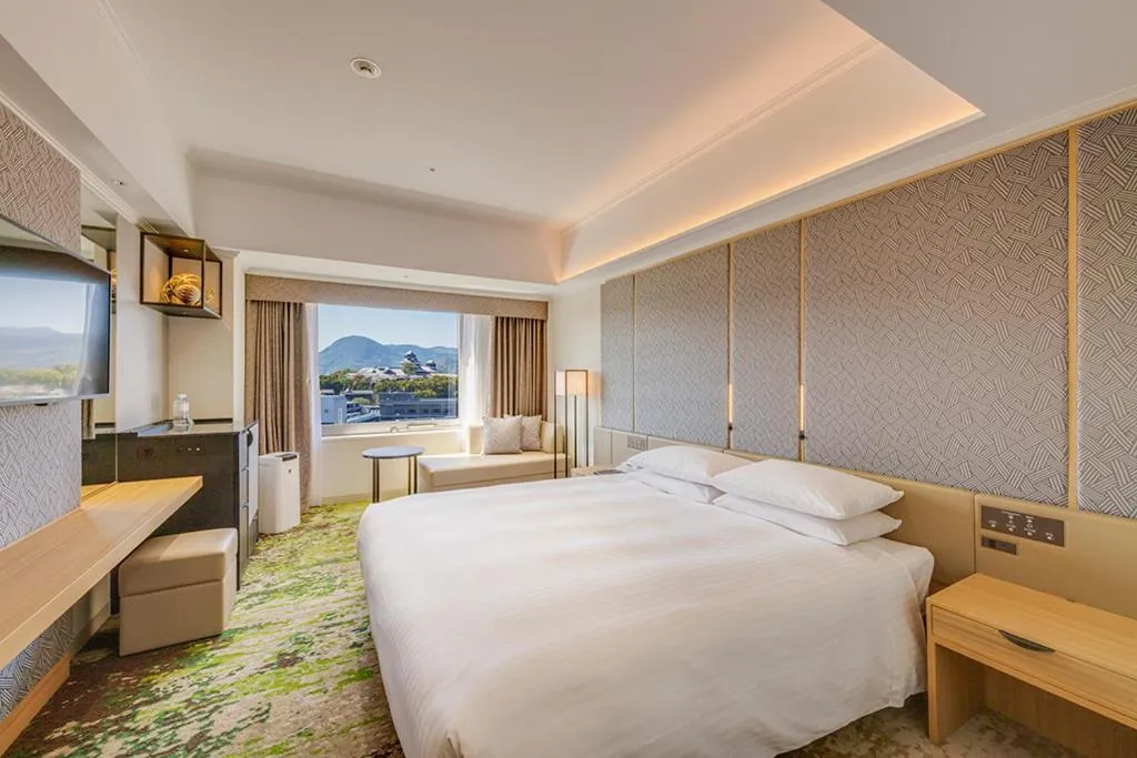 Photo of the whole room, Bed in Hotel Nikko Kumamoto