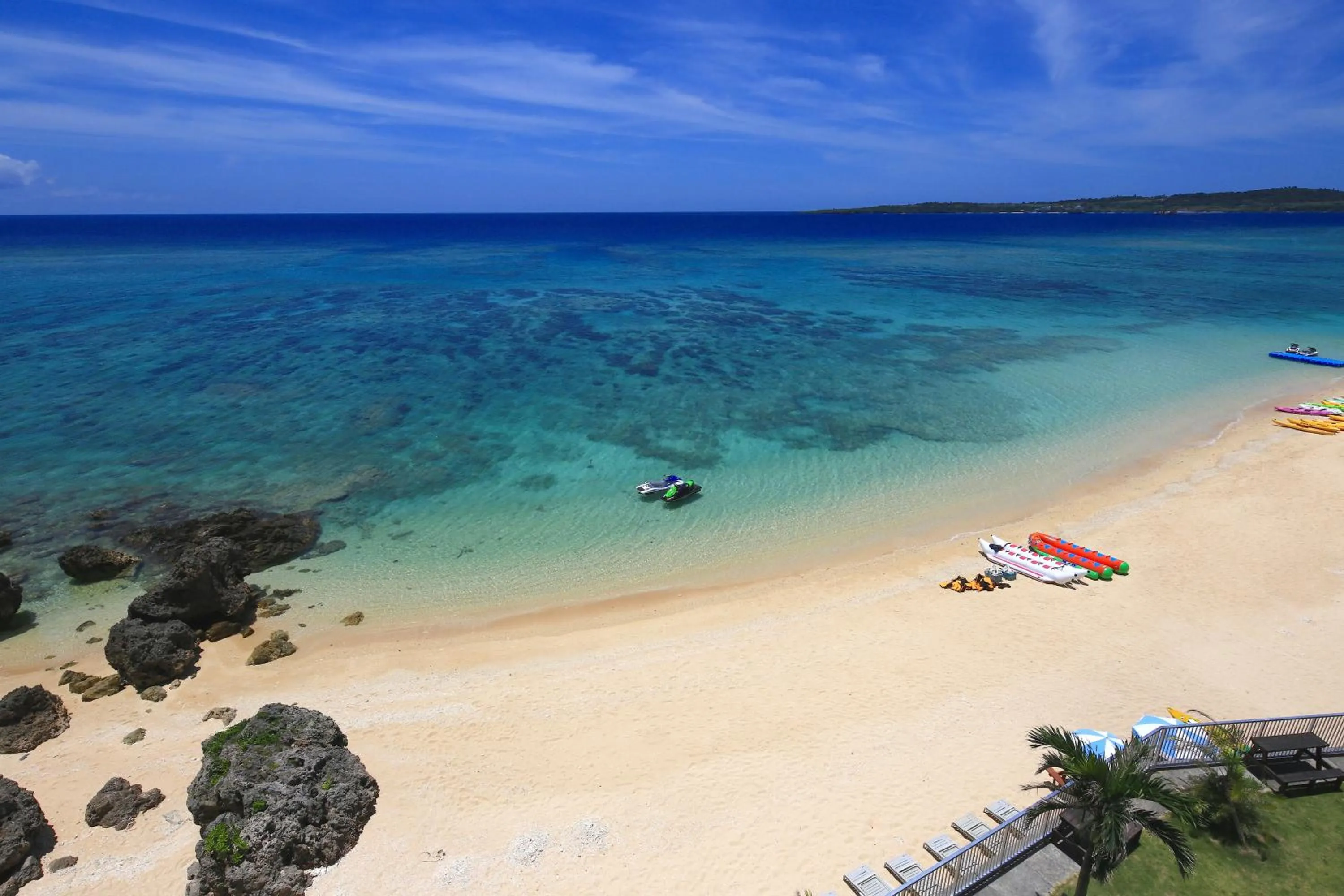 Sea view in Churaumi on the Beach Motobu