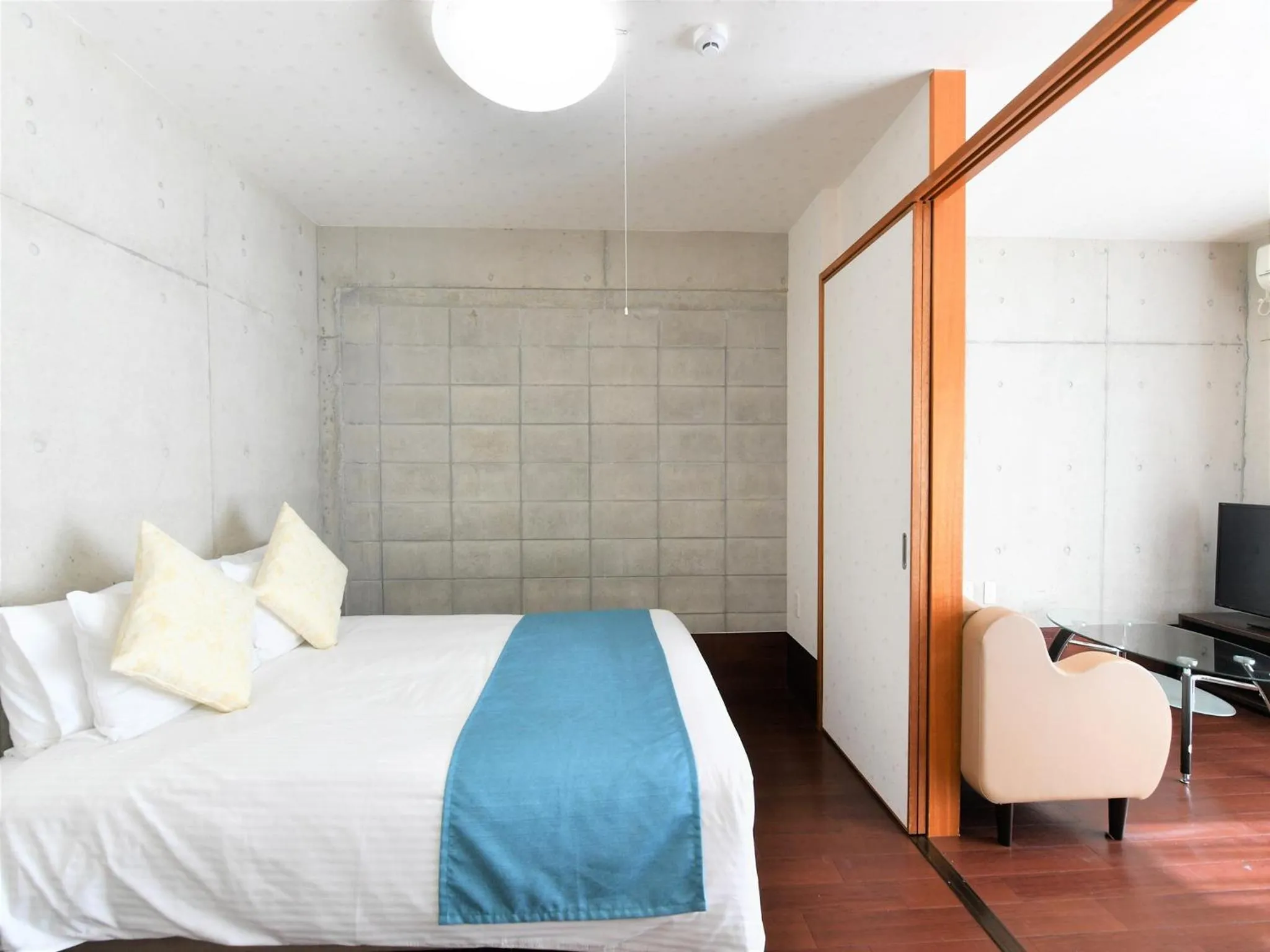 Bed in Churaumi on the Beach Motobu