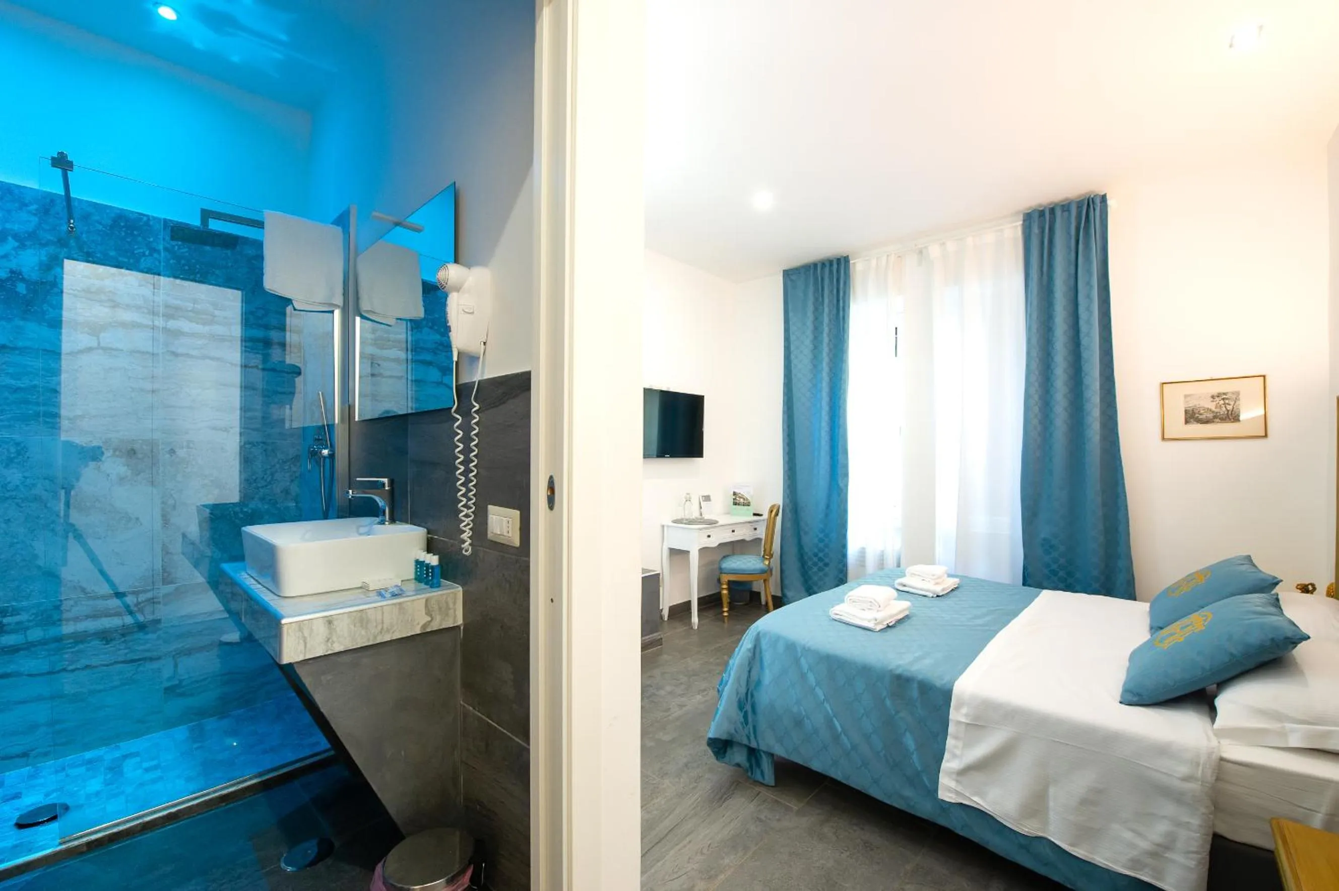 Bed in Art Atelier Borgo