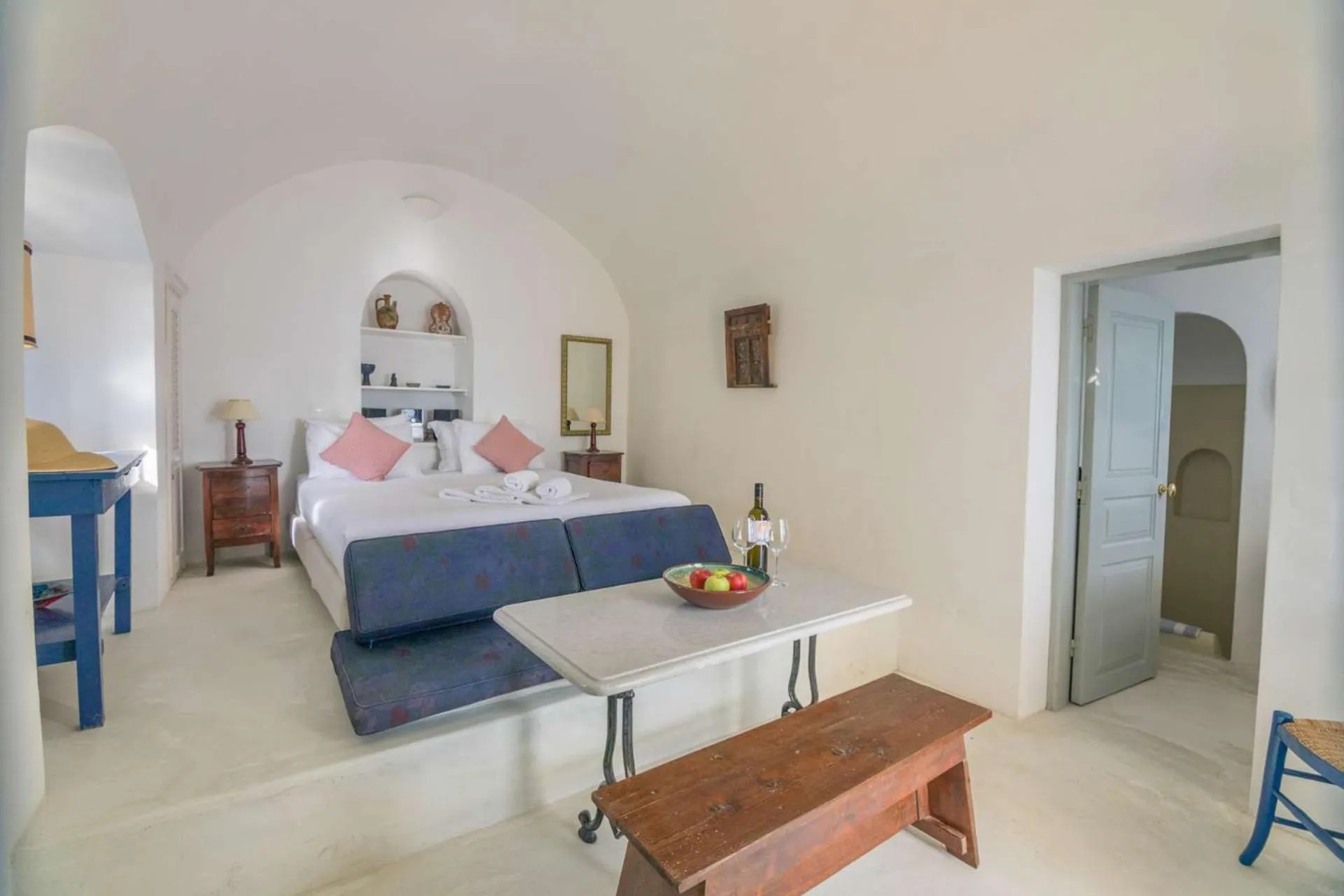 Bed in Zoe Aegeas Traditional houses