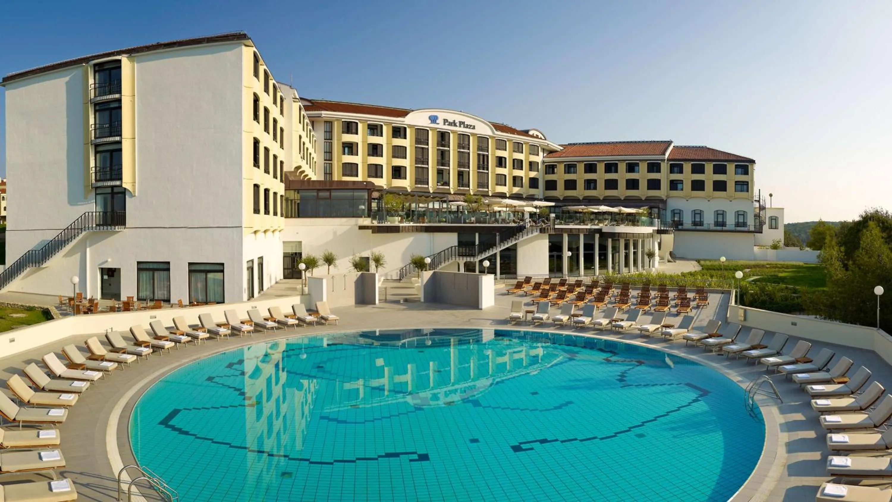 Pool view in Park Plaza Histria Pula