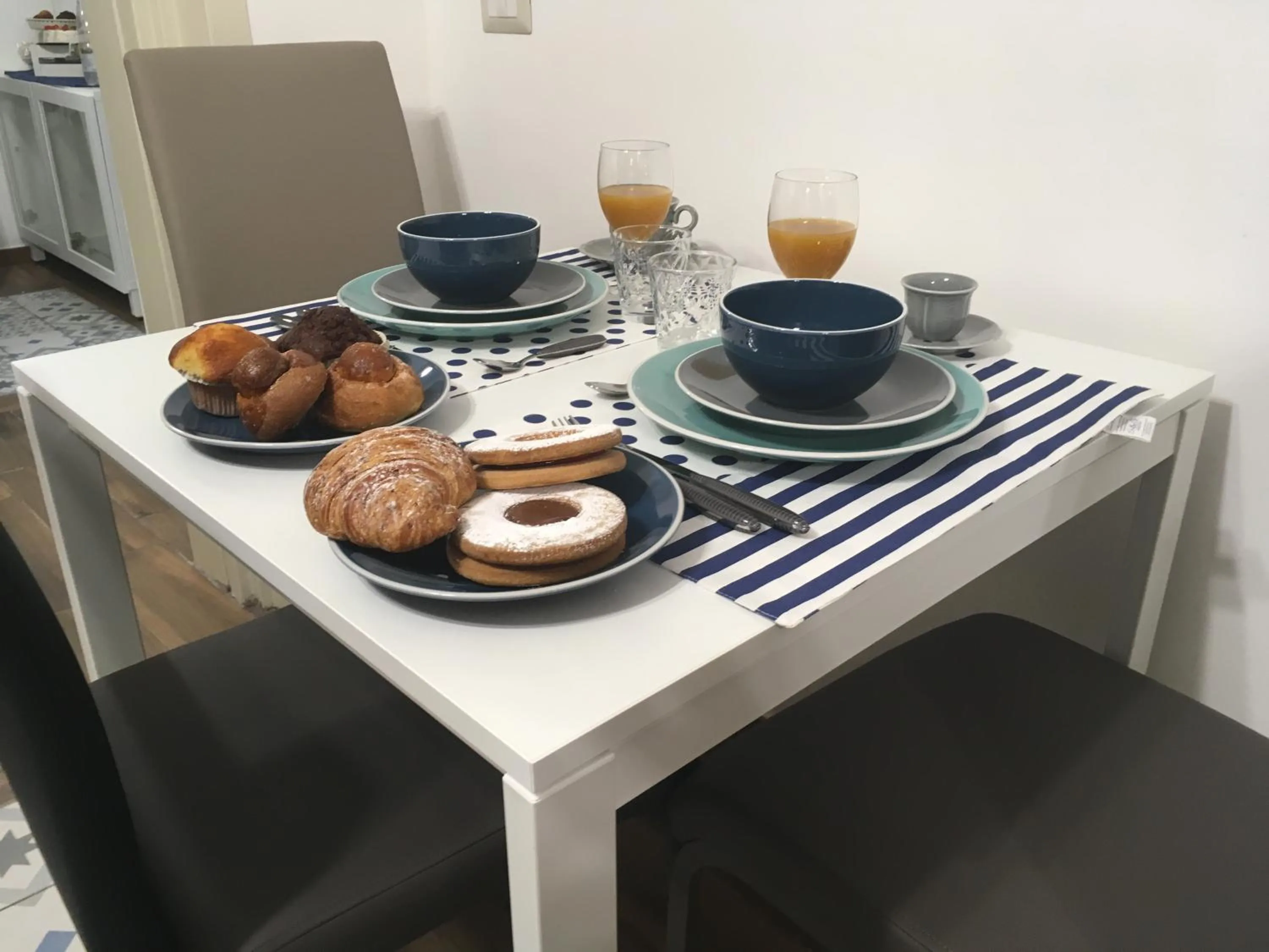 Italian breakfast in Symposium Bed&Breakfast