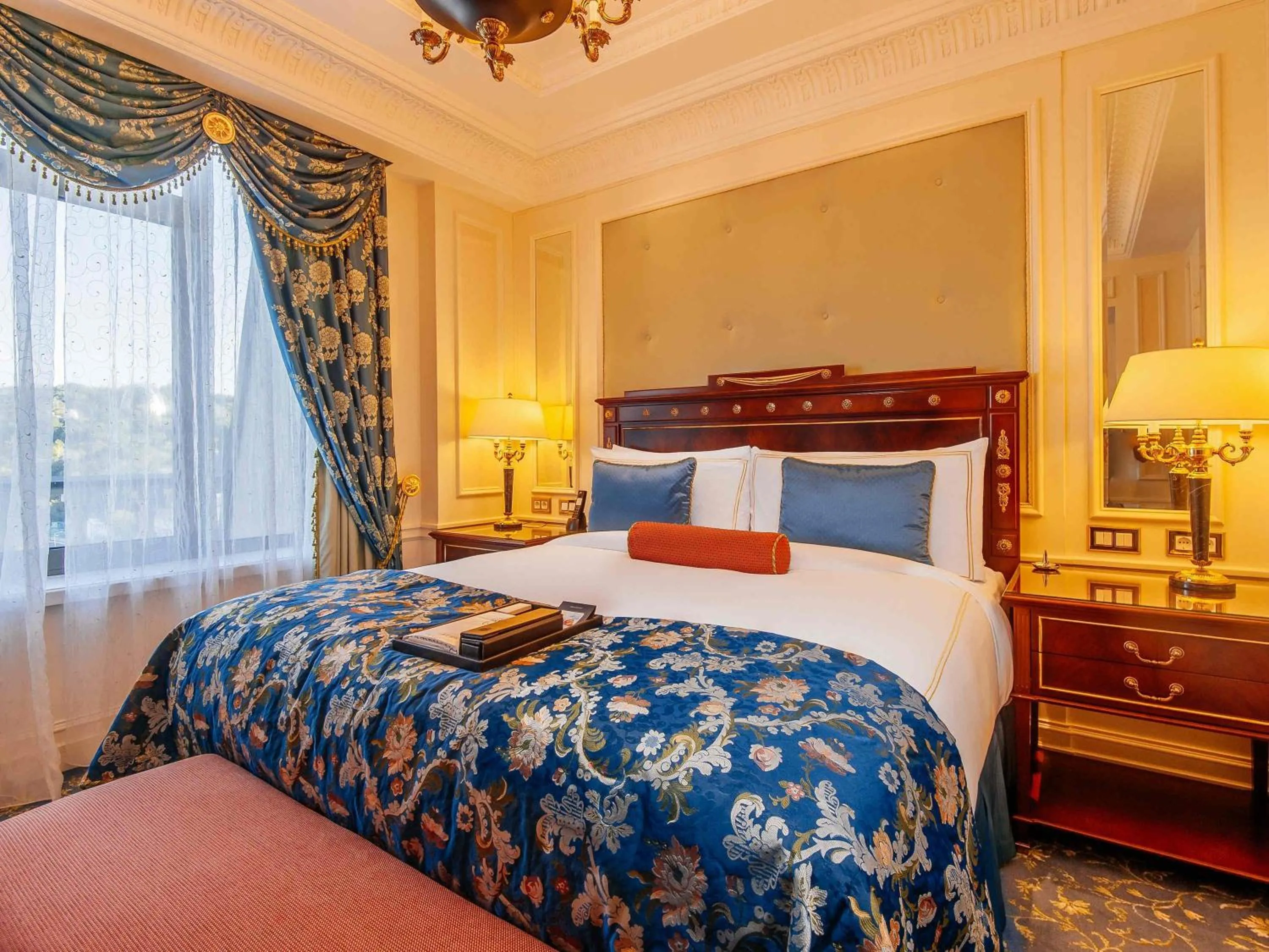 Bedroom, Bed in Fairmont Grand Hotel Kyiv