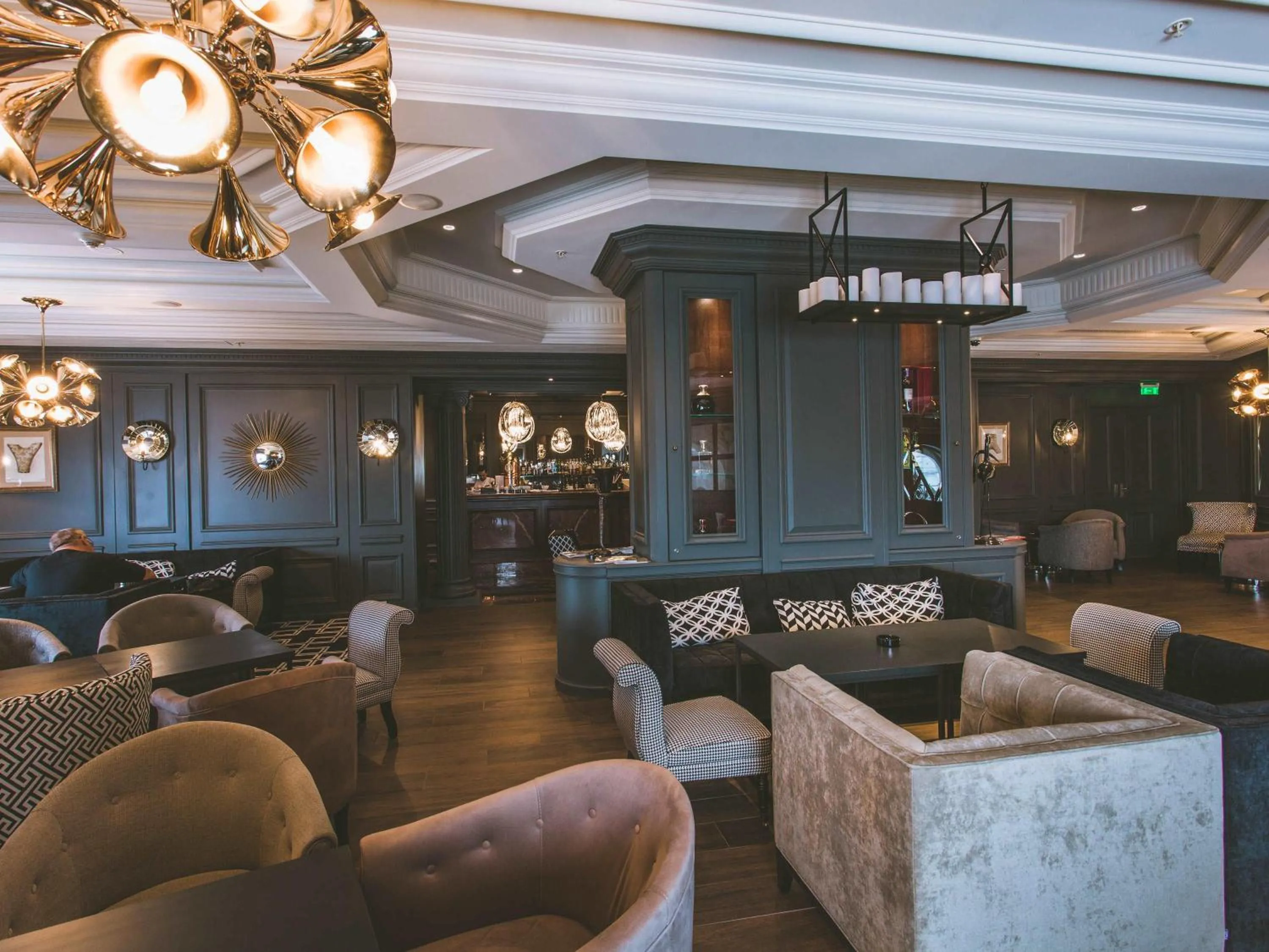 Lounge or bar in Fairmont Grand Hotel Kyiv