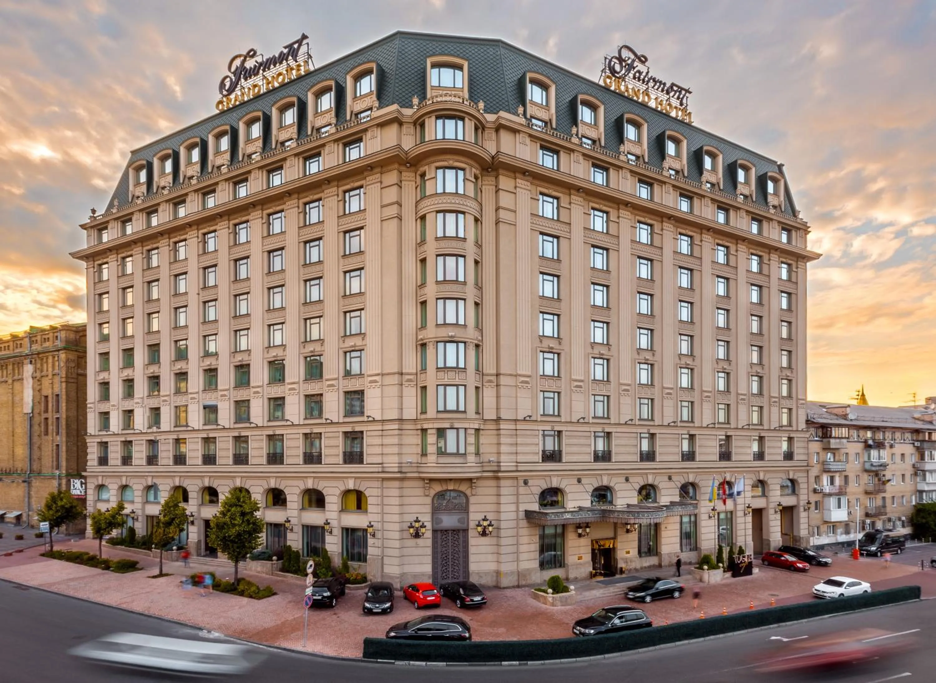 Property building in Fairmont Grand Hotel Kyiv