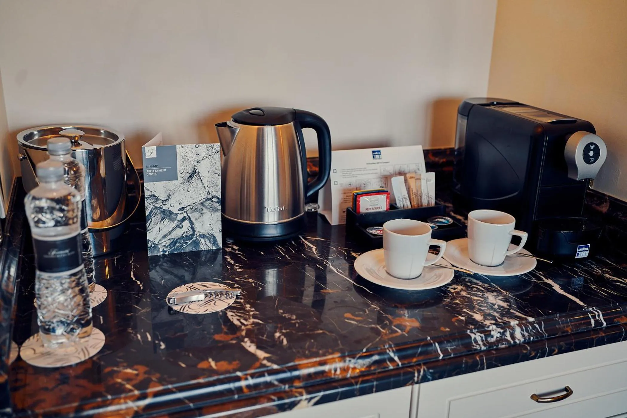Coffee/tea facilities in Fairmont Grand Hotel Kyiv