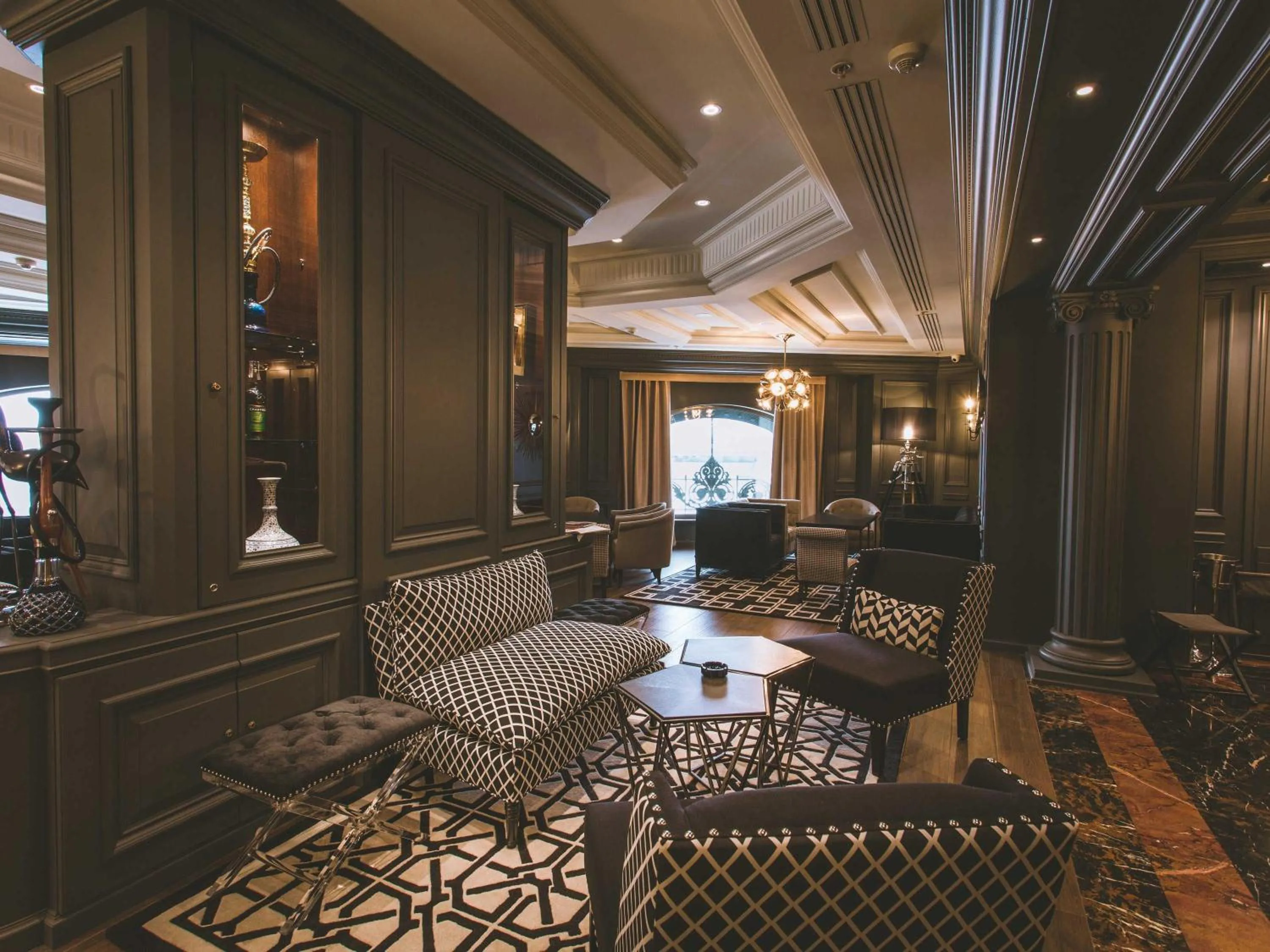 Lounge or bar in Fairmont Grand Hotel Kyiv