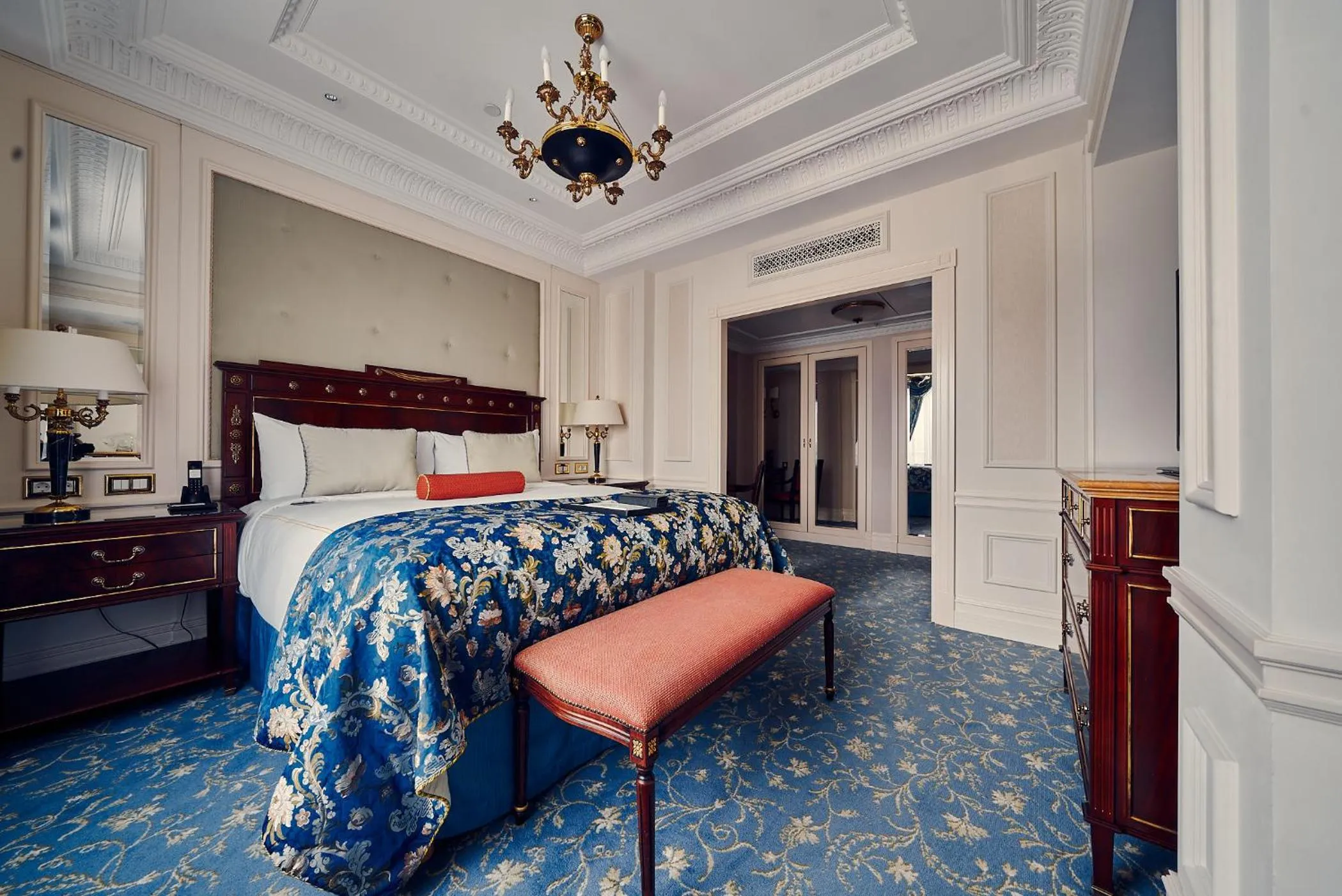 Bedroom, Bed in Fairmont Grand Hotel Kyiv