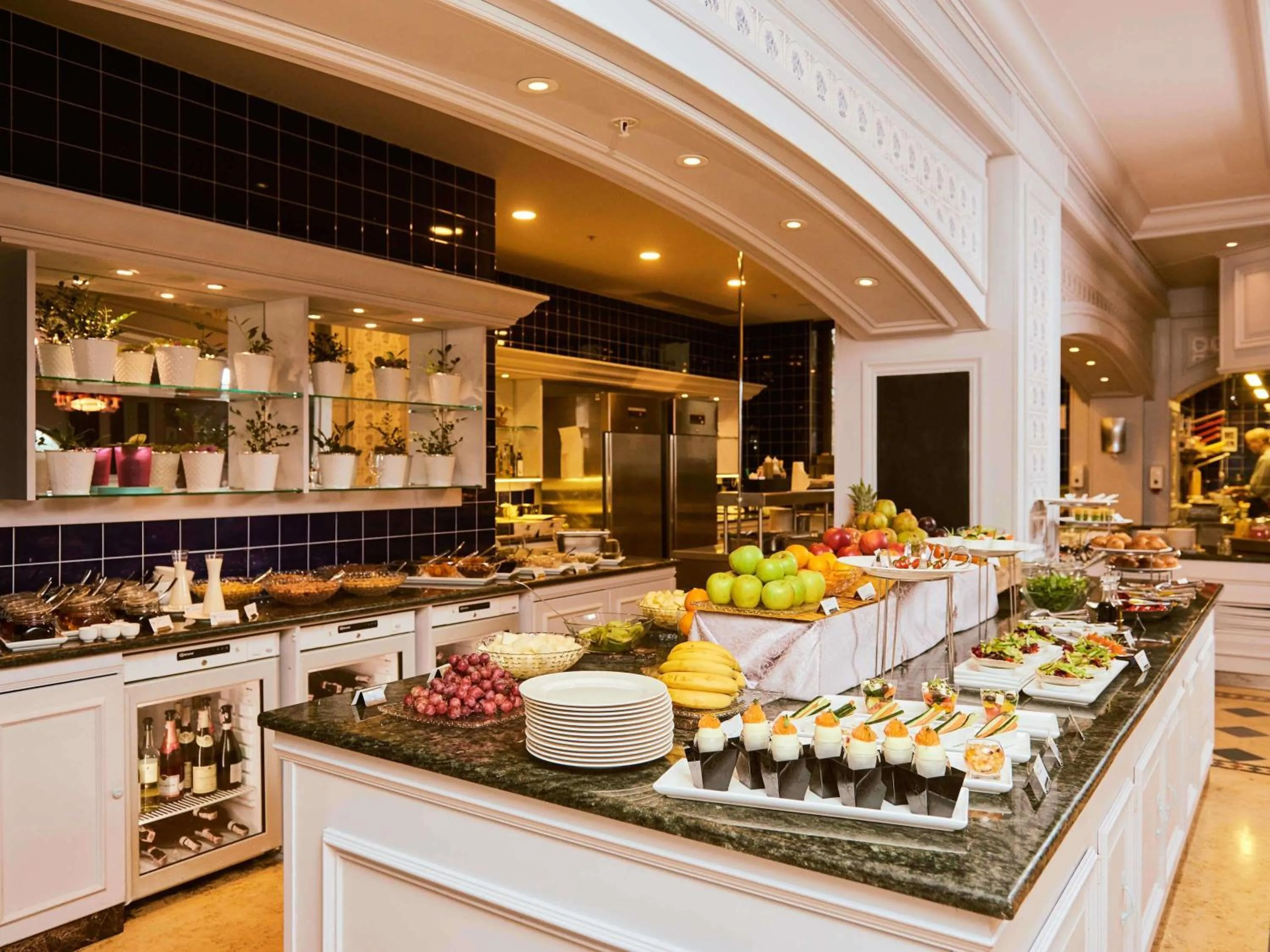 Breakfast in Fairmont Grand Hotel Kyiv