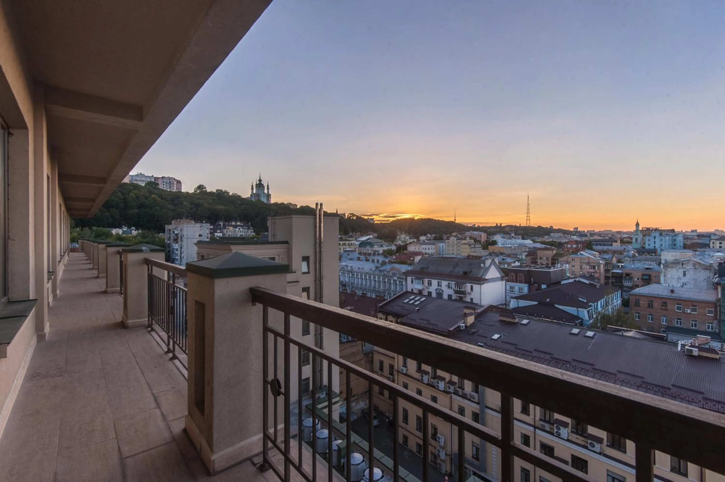 Balcony/Terrace in Fairmont Grand Hotel Kyiv