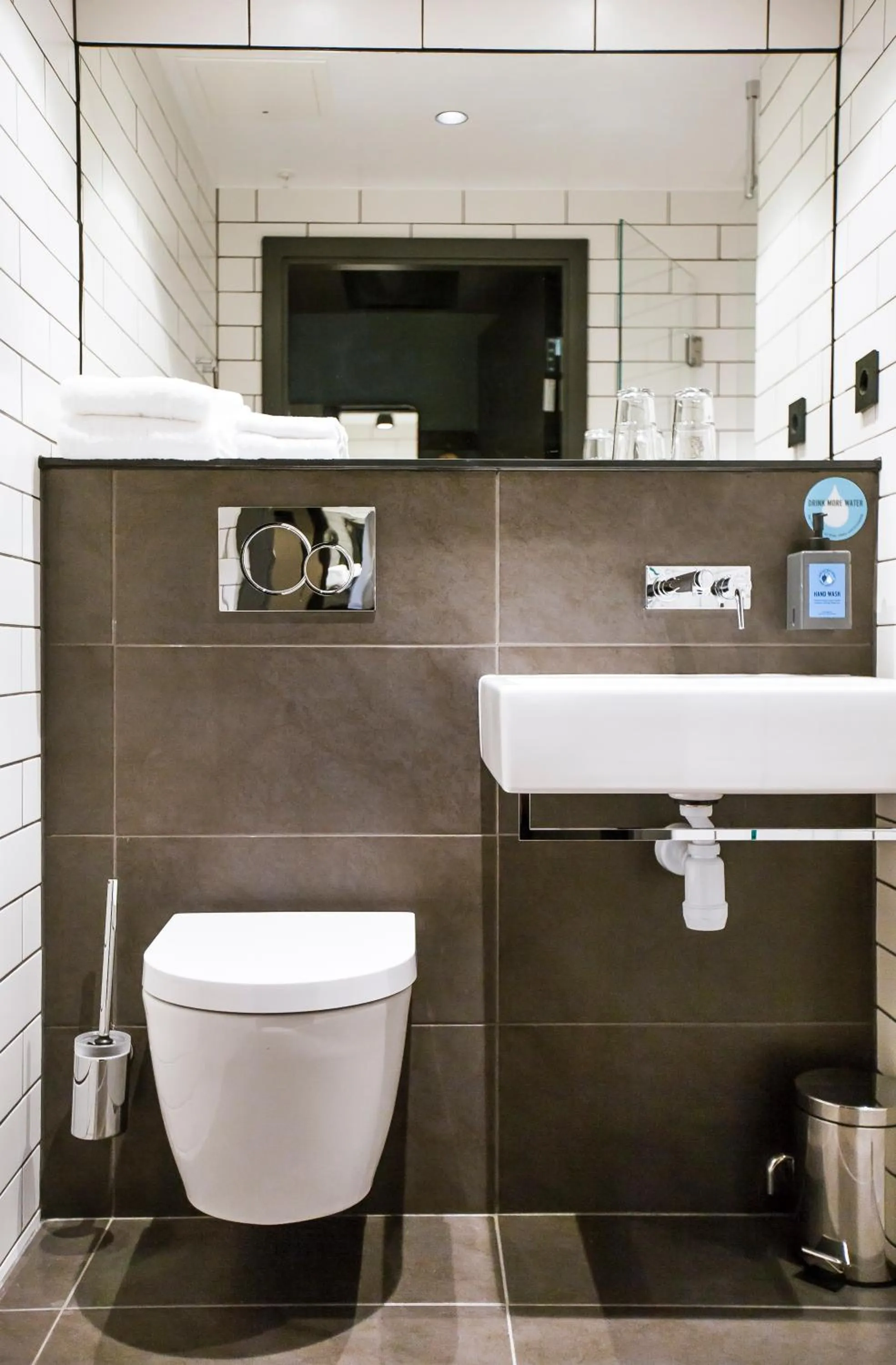 Toilet in Comfort Hotel Kista